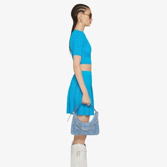 Givenchy GIVENCHY 4G Mini Skirt - NEW WITH TAGS Size 25" / US 0 / IT 36 - 7 Thumbnail