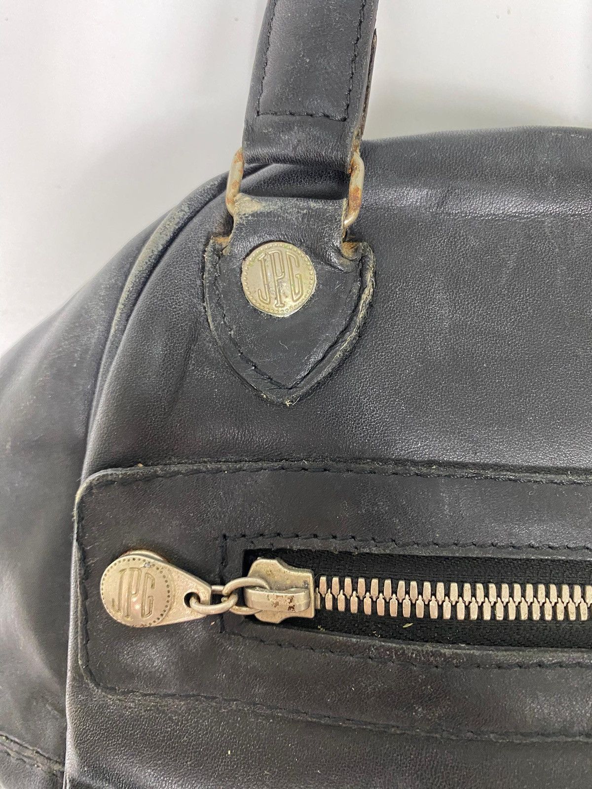 Jean Paul Gaultier × Leather Jean Paul Gaultier Leather Handbag Messenger Bag Size ONE SIZE - 6 Thumbnail