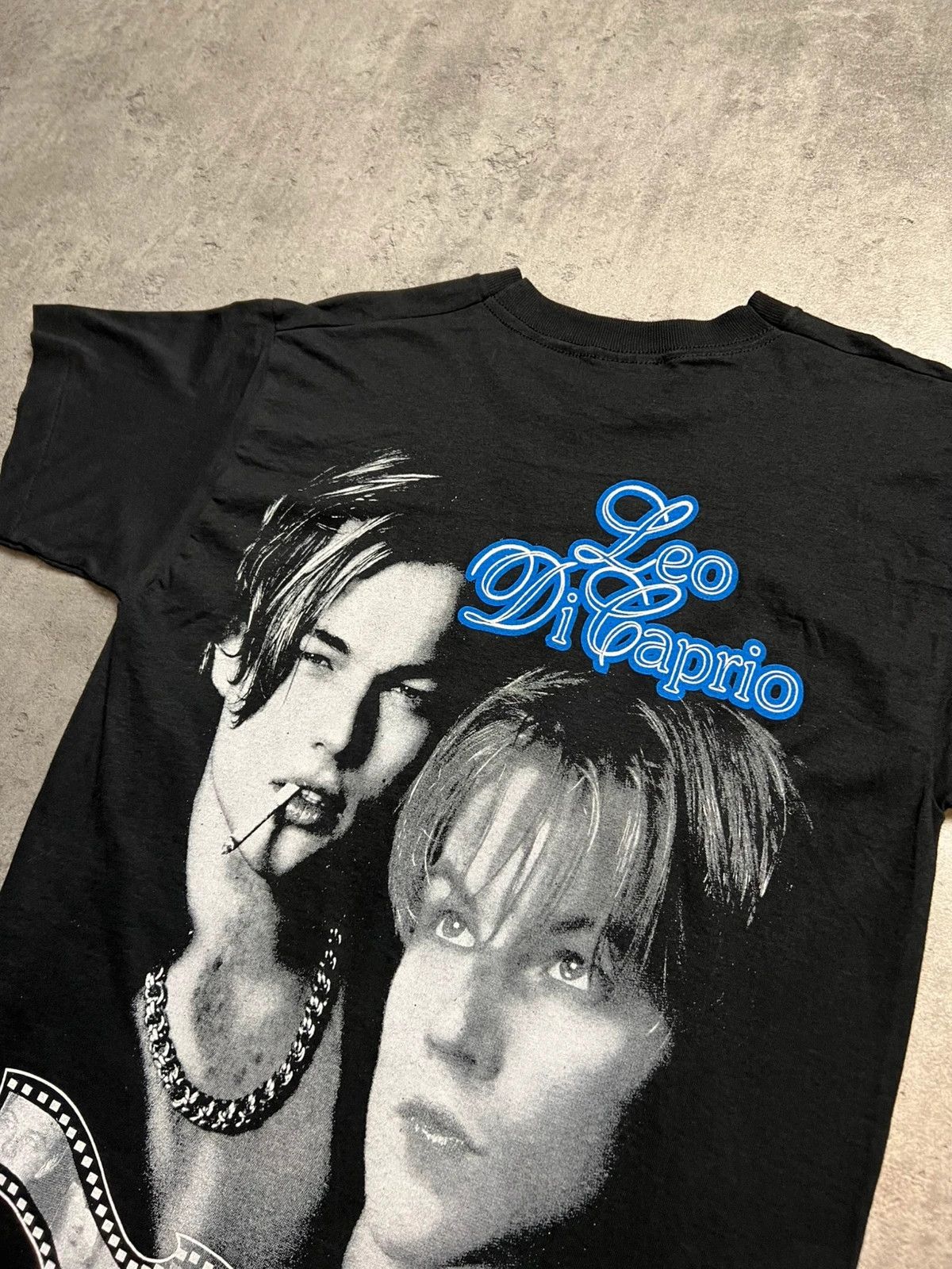 Vintage vintage screen stars leonardo di caprio black tshirt Size US L / EU 52-54 / 3 - 2 Thumbnail