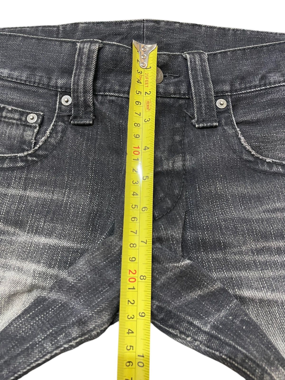 Tornado Mart Vintage Japan Tornado Mart Faded Wash Distressed Flare Jeans Size US 30 / EU 46 - 16 Thumbnail