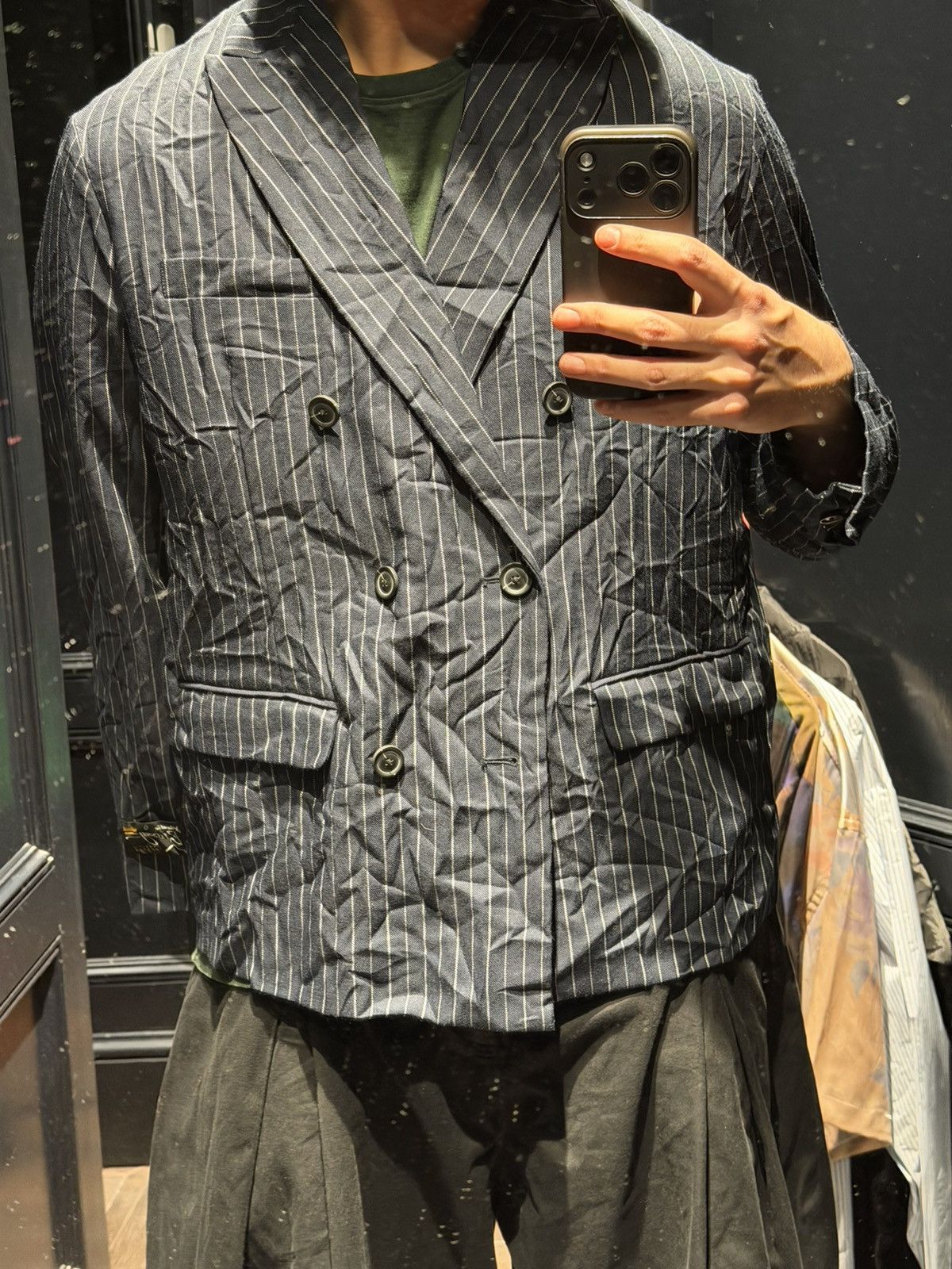 Stussy Stussy Pinstripe Blazer Size 48R - 1 Thumbnail