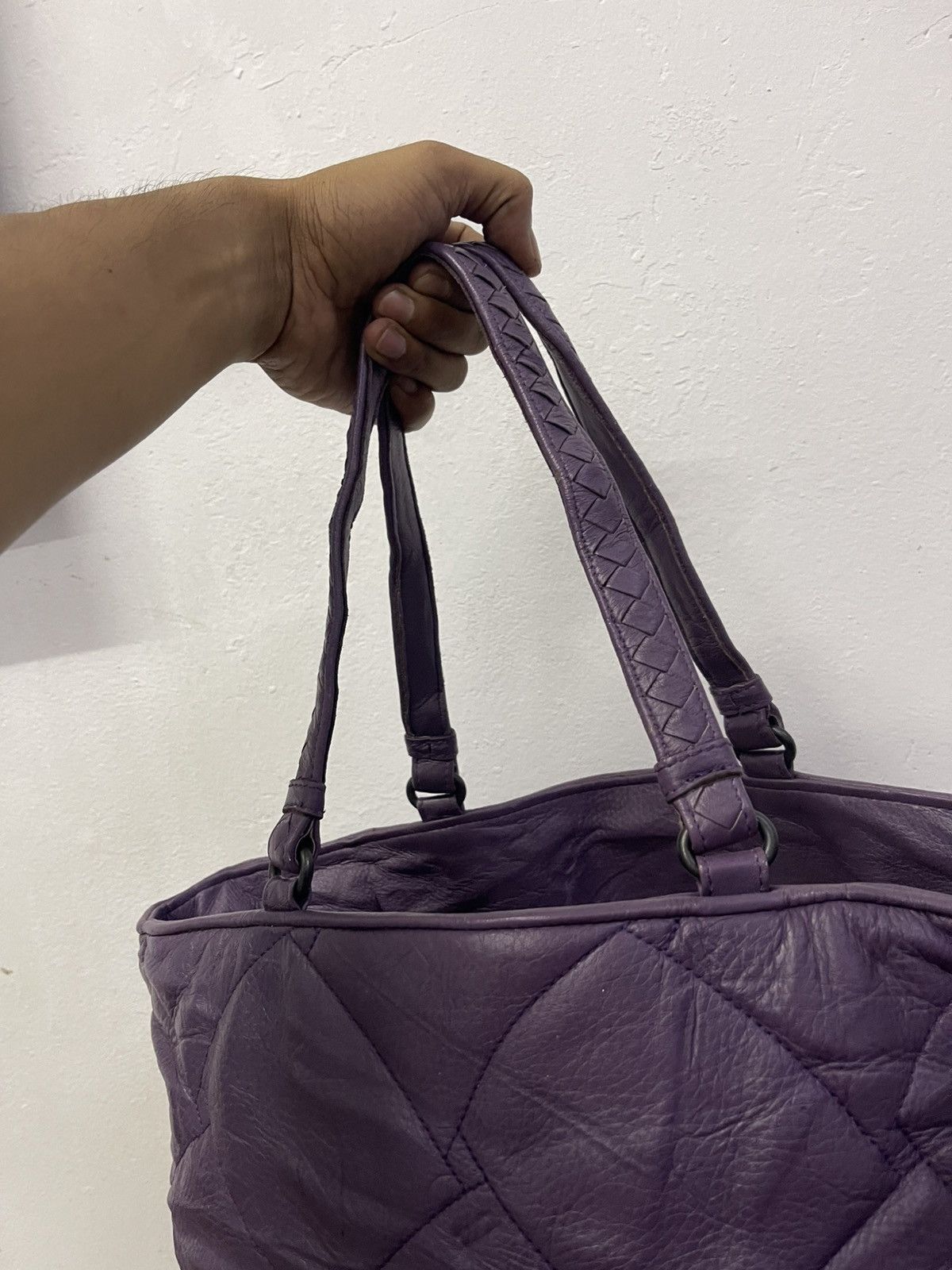 Bottega Veneta Purple Bottega Veneta Soft Nappa leather handbag Size ONE SIZE - 12 Thumbnail