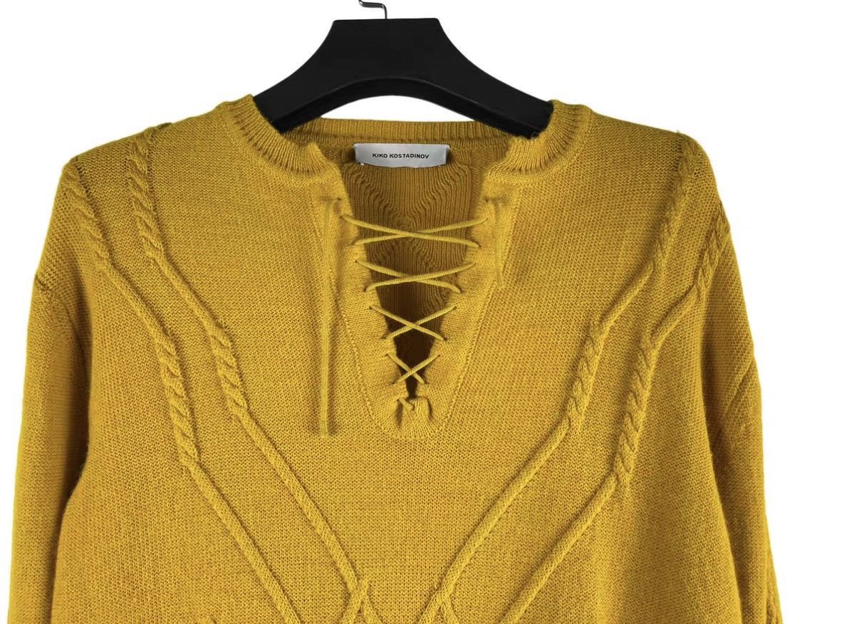Kiko Kostadinov Kiko Kostadinov SS22 Ginger Tie-Up Knit Sweater J31 Size US S / EU 44-46 / 1 - 3 Thumbnail