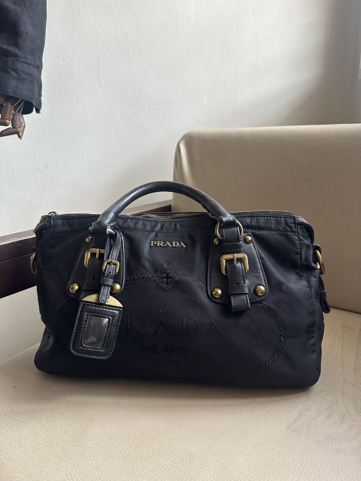 Prada 2000s Prada Tessuto Nylon Bag Size ONE SIZE - 4 Thumbnail