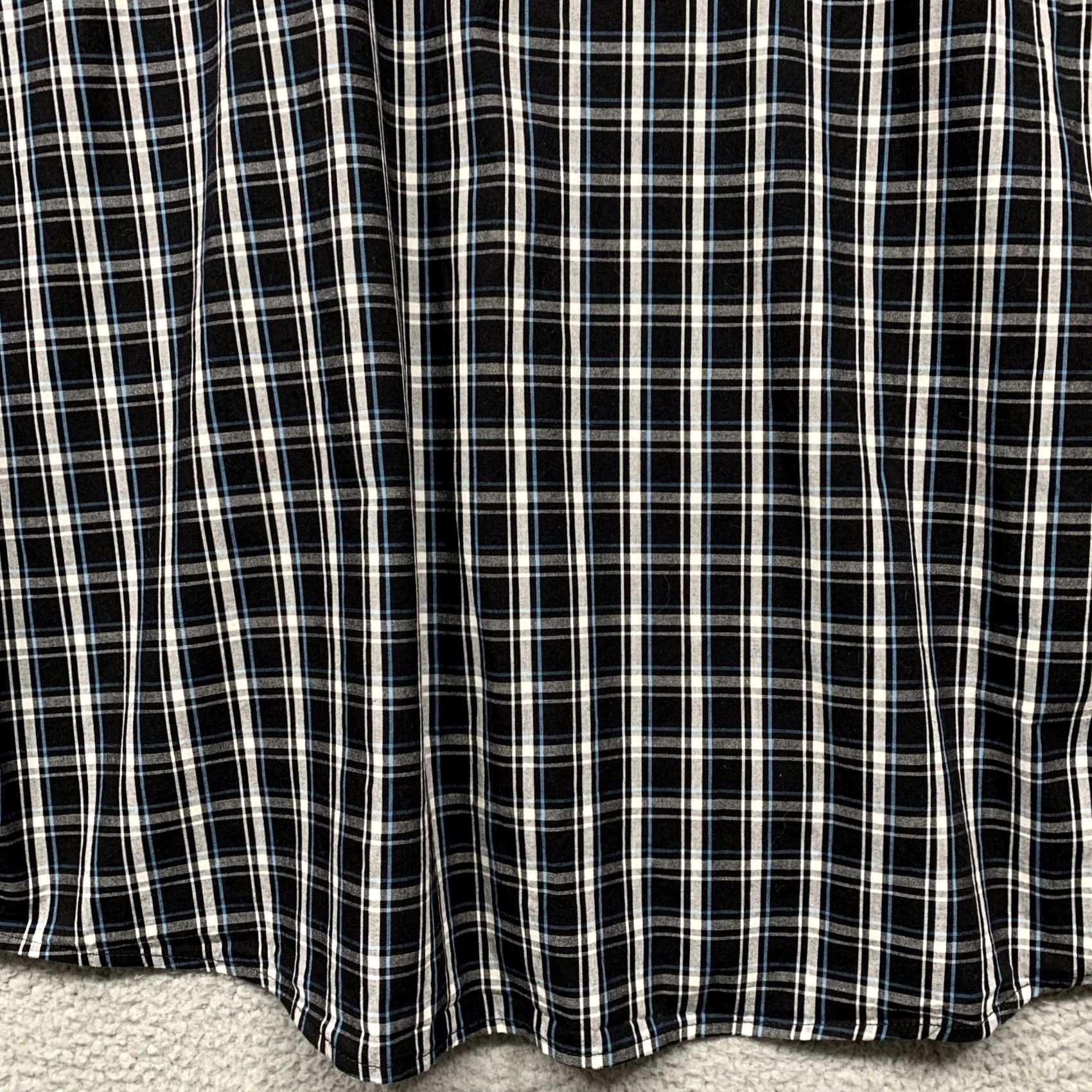 Wrangler Wrangler Button-Up Shirt Men’s 2XL Short Sleeve Black White Plaid Size US XXL / EU 58 / 5 - 6 Thumbnail