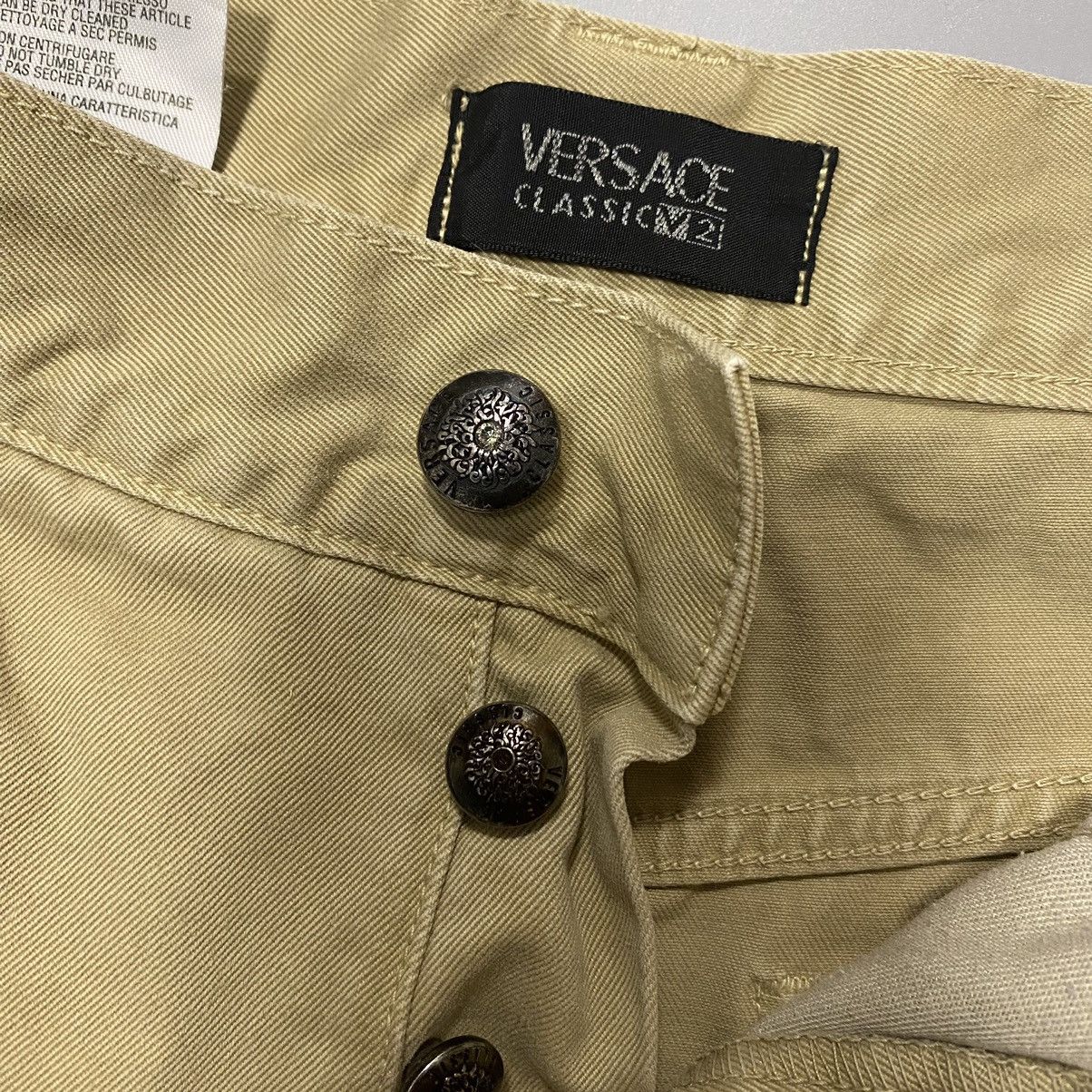Versace Versace V2 Classic Cotton Mens Pants Beige Size 32 Italy Size US 32 / EU 48 - 7 Thumbnail