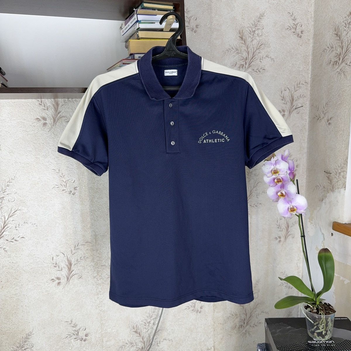 Dolce & Gabbana × Vintage Vintage Dolce Gabbanna T shirt Polo Athletic Blue L Size US L / EU 52-54 / 3 - 18 Thumbnail