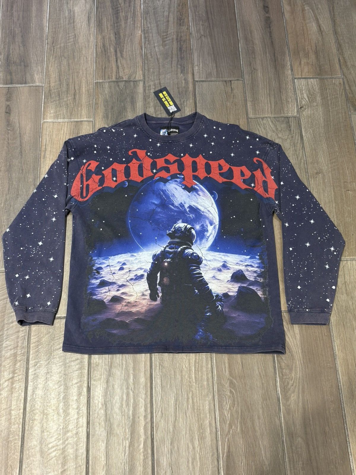 Godspeed GOD SPEED “NO LOOKING BACK” L/S - SIZE MEDIUM - (NAVY) | Grailed