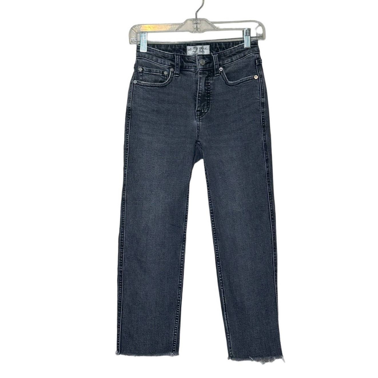 Free People We The Free black curvy ankle stretch jeans size 24 - 0 Size 25" / US 0 / IT 36 - 1 Thumbnail