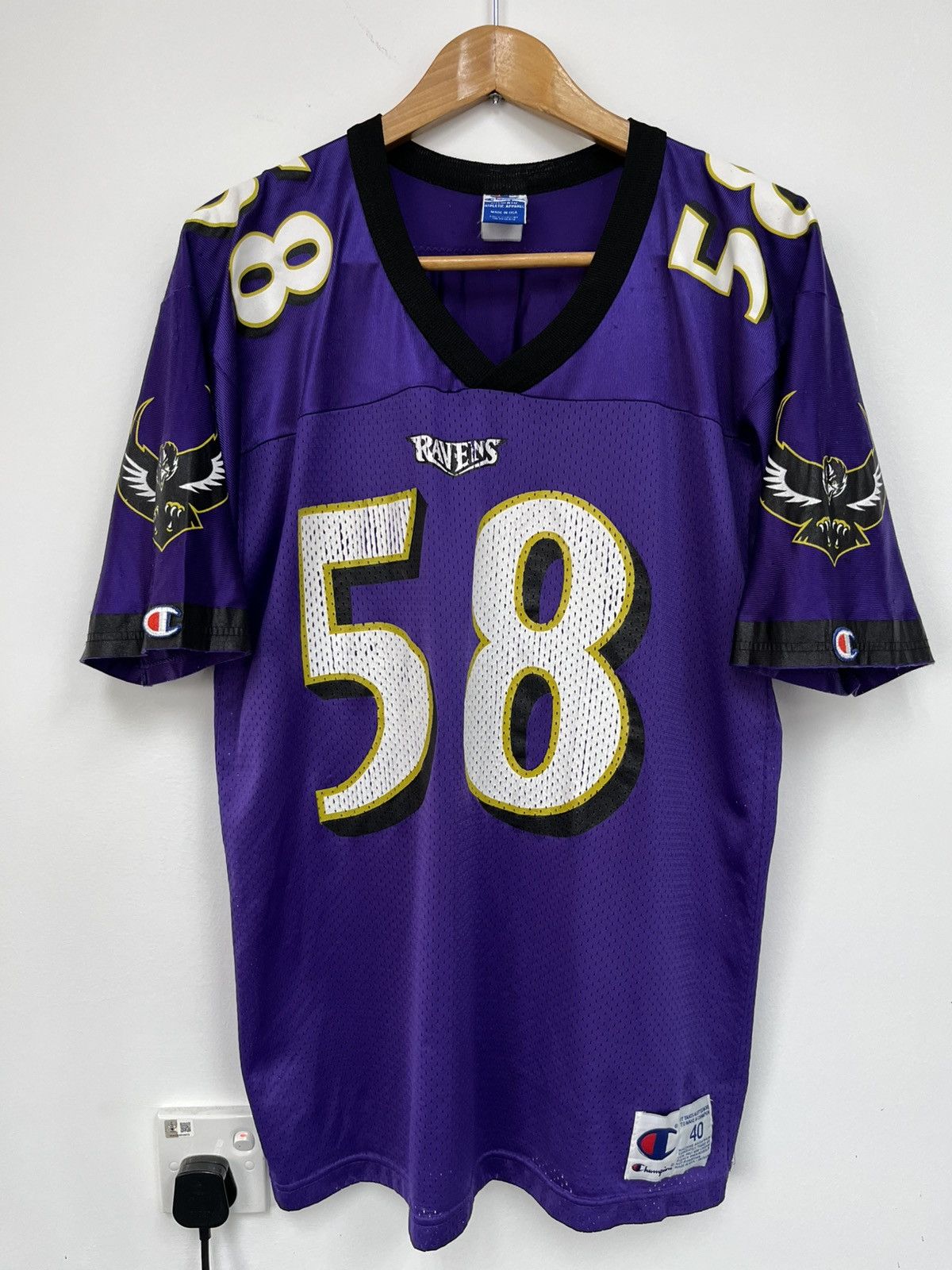 Champion Vtg Peter Boulware Baltimore Ravens Champion Jersey Size US M / EU 48-50 / 2 - 1 Thumbnail