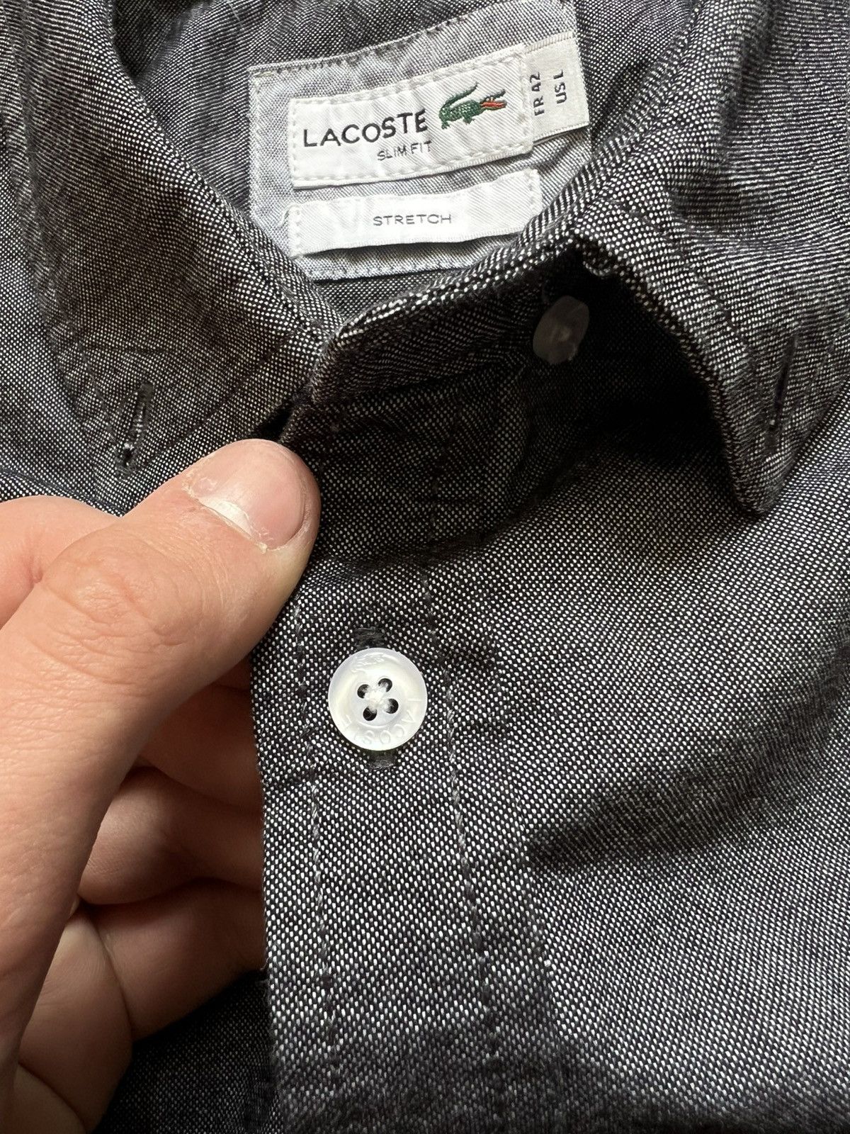 Lacoste Very Rare Short Sleeve Shirt From Lacoste Vintage Size L Y2K Size US L / EU 52-54 / 3 - 6 Thumbnail