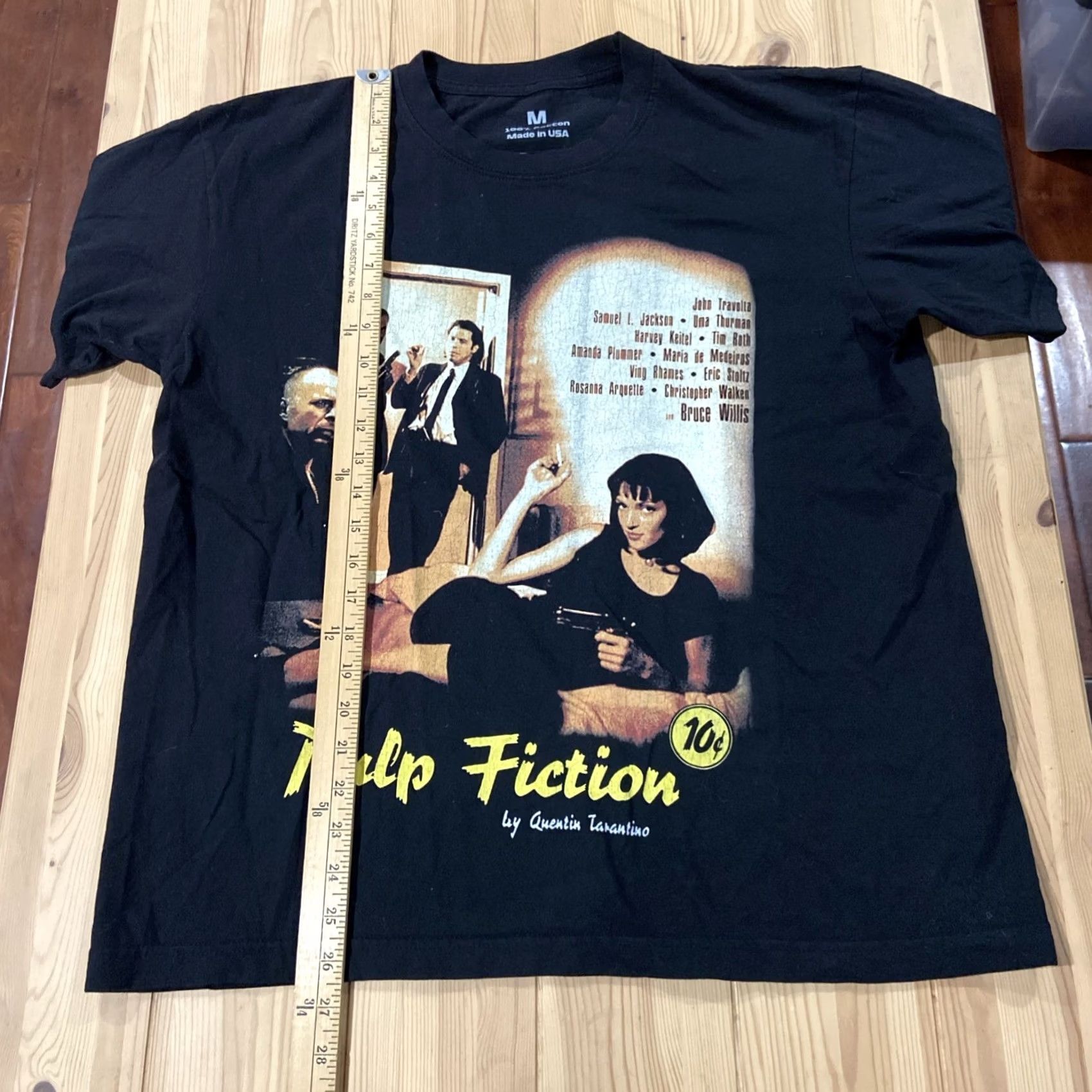 Vintage VINTAGE Winterland T-Shirt Men Pulp Fiction 1990s Black 100% Cotton Crewneck Short Sleeve Size M Shirt Tarantino Print Size US M / EU 48-50 / 2 - 5 Thumbnail