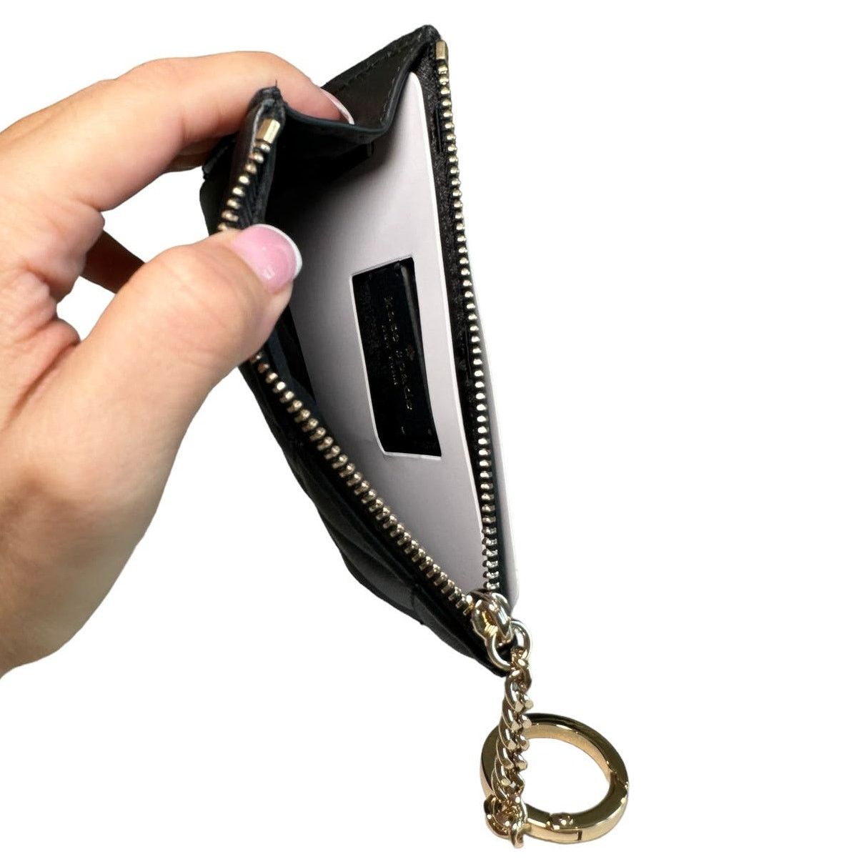 Kate Spade Kate spade Carey Small Card Holder with Keyring Black Size ONE SIZE - 3 Thumbnail