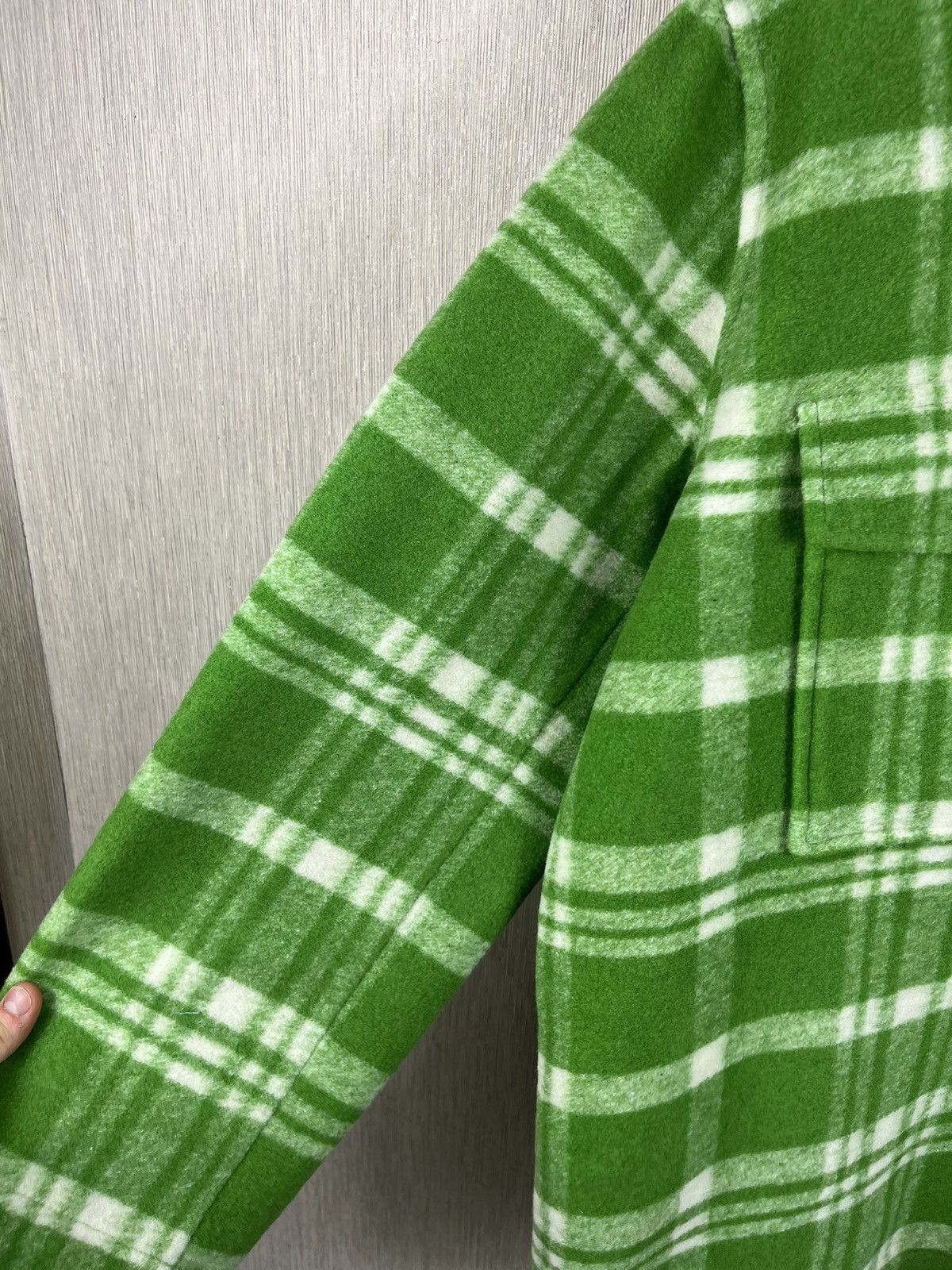 Arket × Designer Arket wool checked overshirt jacket heavy shirt Size US L / EU 52-54 / 3 - 12 Thumbnail