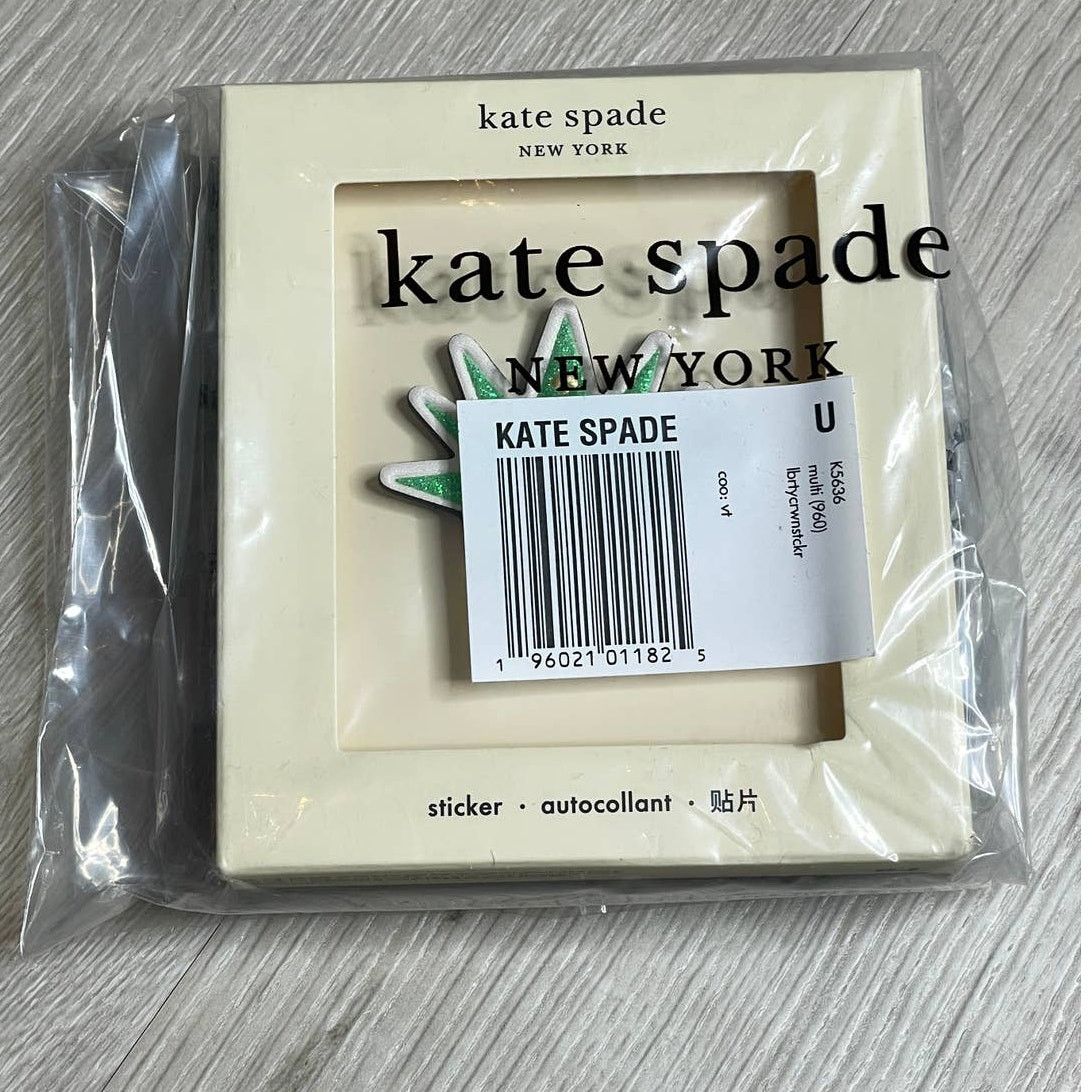 Kate Spade Sparks Of Joy Statue Of Liberty Crown Sticker for bag Size ONE SIZE - 2 Thumbnail