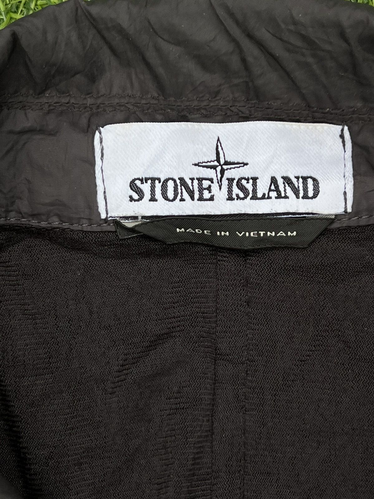 Stone Island Stone Island Brushed Polyamide Overshirt in Charcoal- Large Size US L / EU 52-54 / 3 - 2 Thumbnail