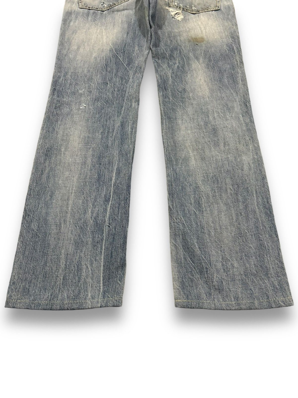 Dsquared2 Vintage Dsquared2 Sashiko Stitched Distressed Grunge Jeans Size US 31 - 15 Thumbnail