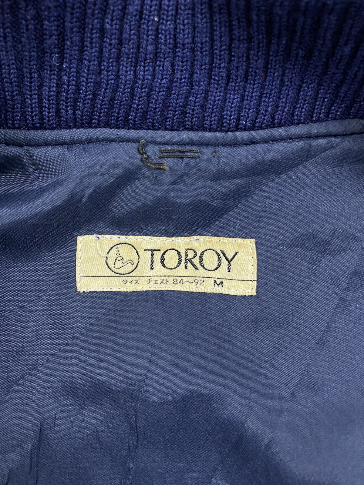 If Six Was Nine × Vintage Vintage Toroy Embroidery Logo Wool Varsity Jacket Size US M / EU 48-50 / 2 - 7 Thumbnail