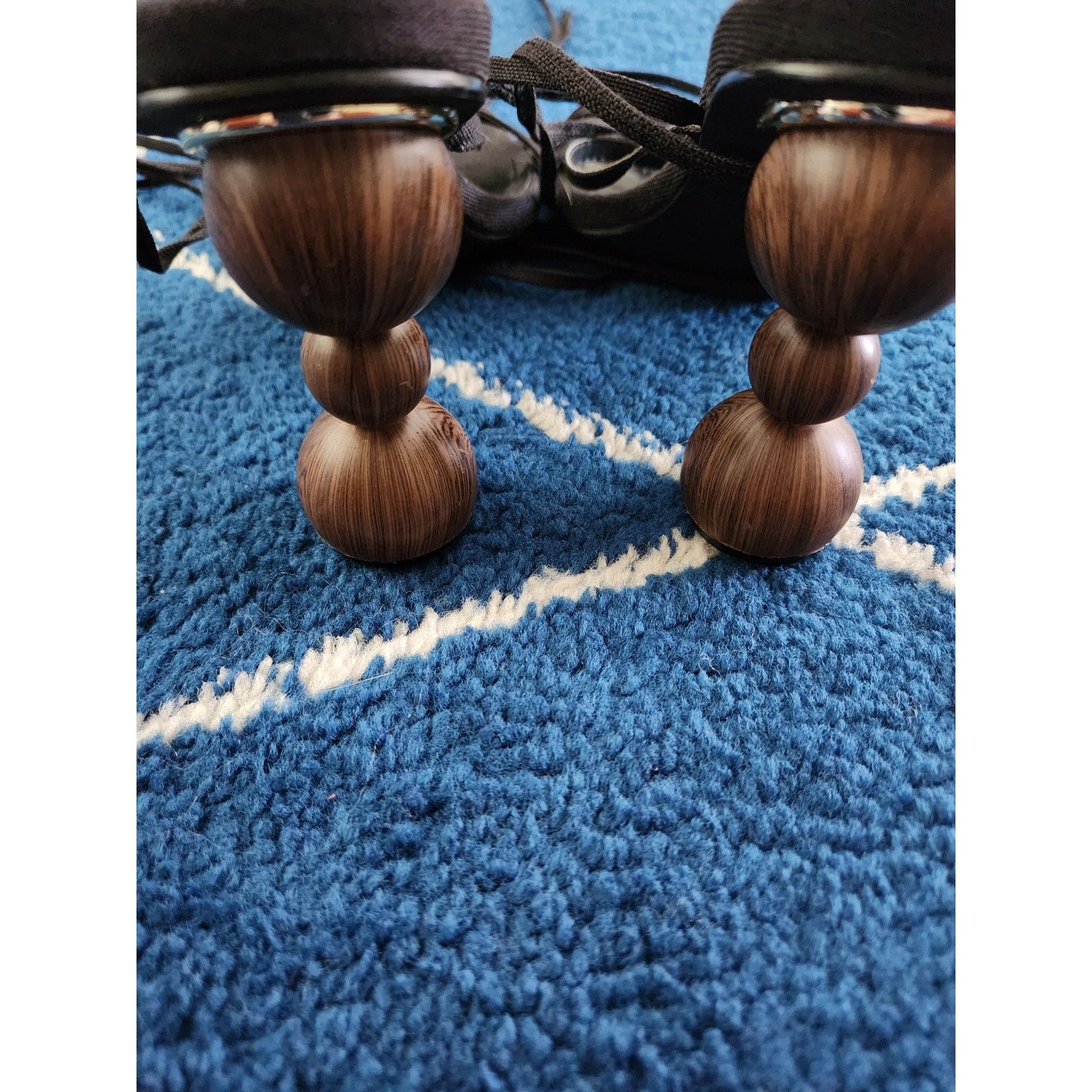Other Lulus Women Square Toed Gladiator Wooden Heels sz8 Size US 8 / IT 38 - 5 Thumbnail