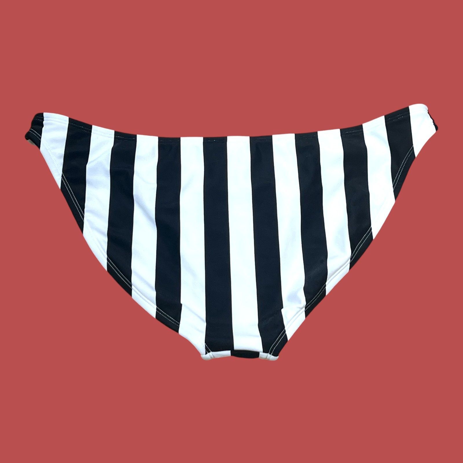 Other Shade & Shore-Women's Striped Medium Coverage Bikini Bottom- Size ONE SIZE - 4 Thumbnail