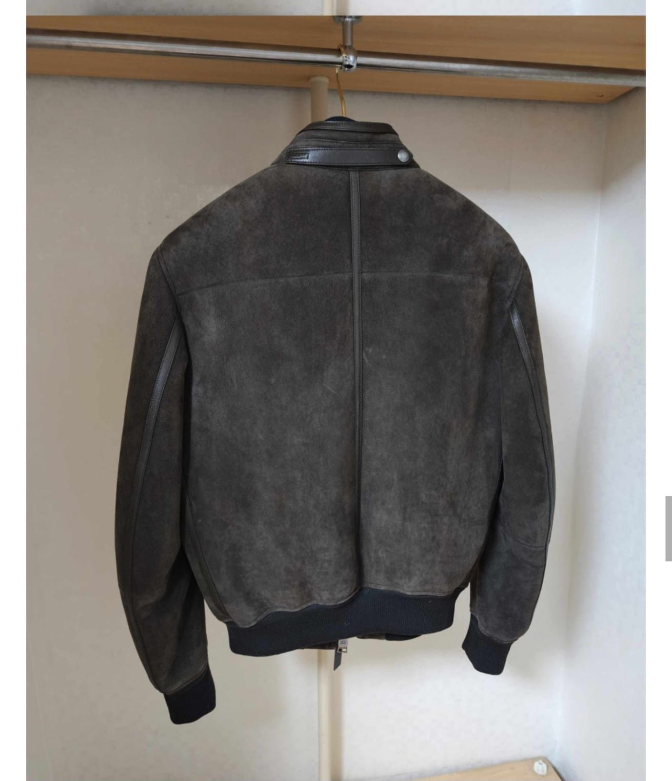Tom Ford o1sm1stk0824 Suede Mustang Jacket in Dark Brown Size US M / EU 48-50 / 2 - 2 Thumbnail