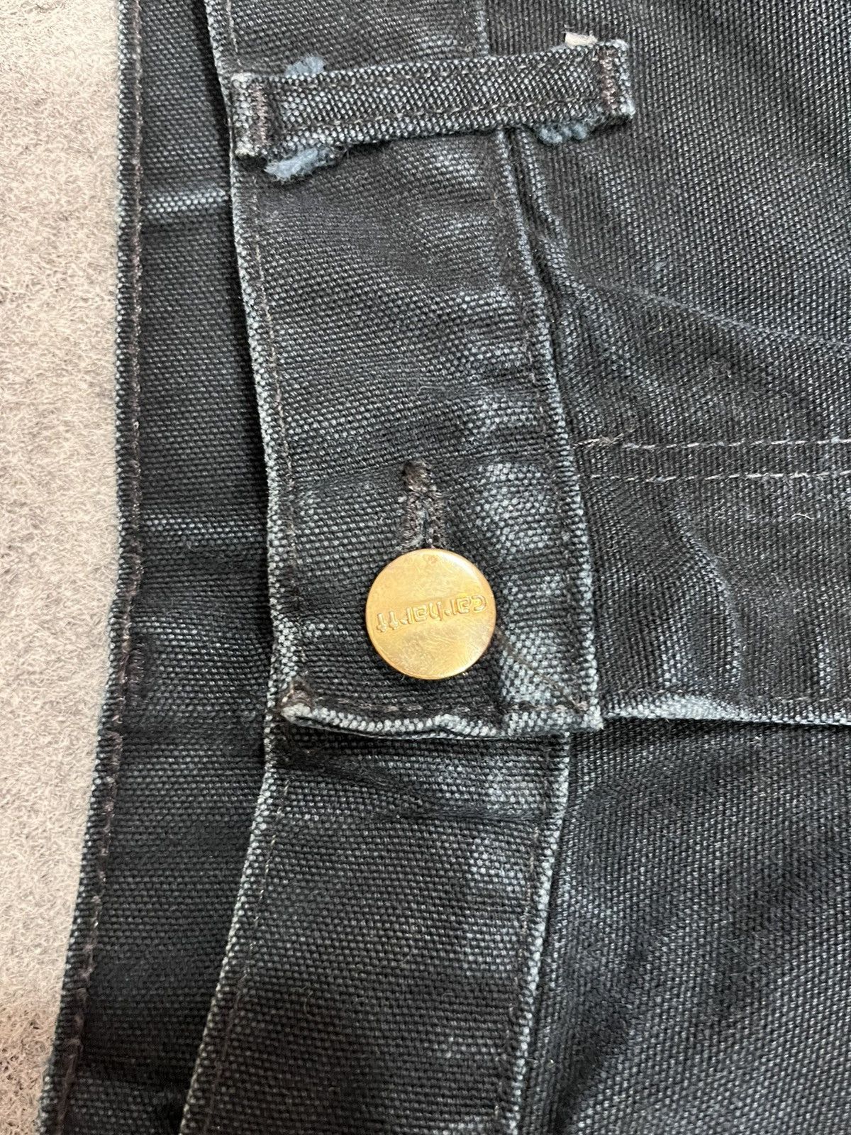 Carhartt × Vintage CARHATT B01 BLK DOUBLEKNEES Size US 31 - 2 Thumbnail