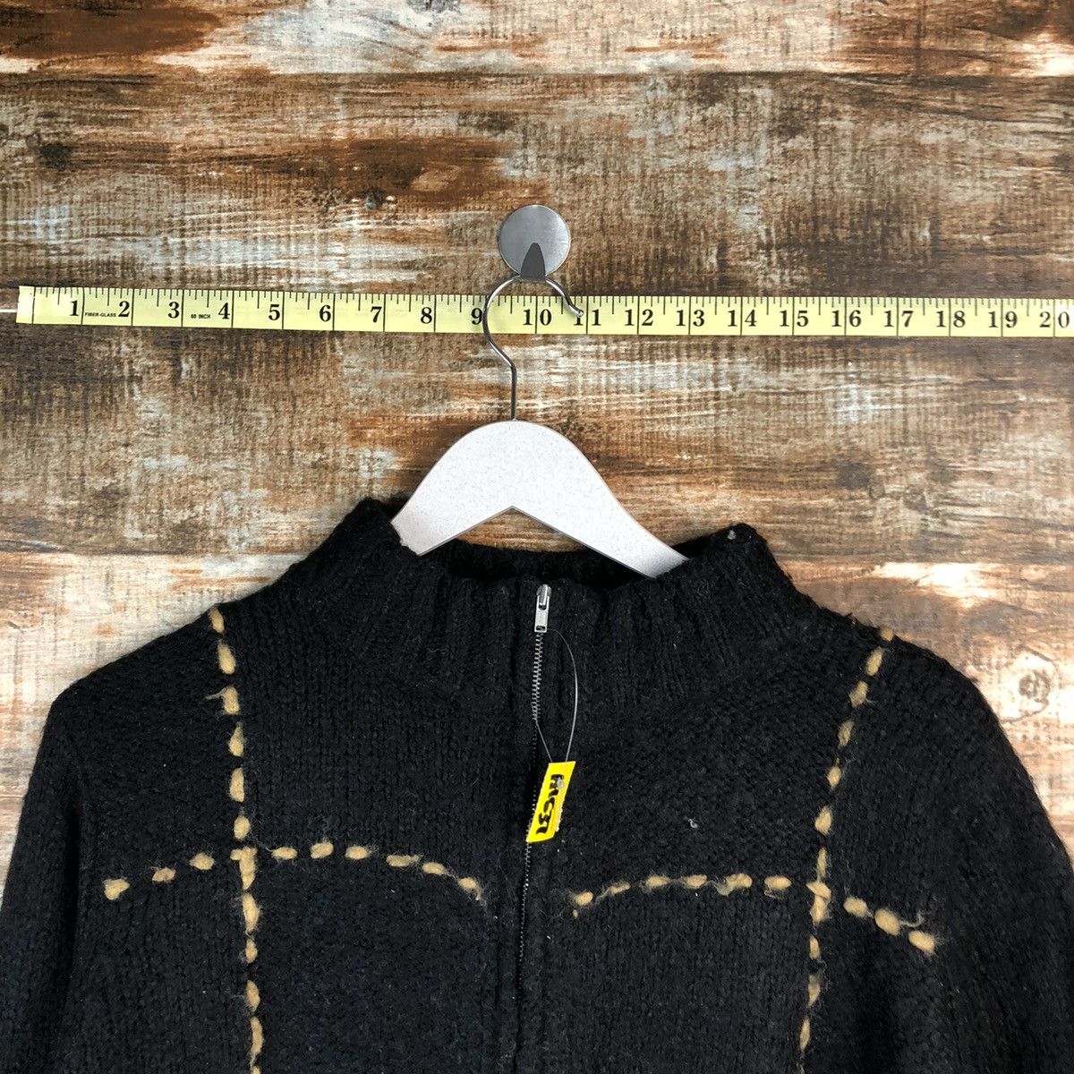 Homespun Knitwear × Japanese Brand DP International Black Knitwear #A1537 Size M / US 6-8 / IT 42-44 - 4 Thumbnail