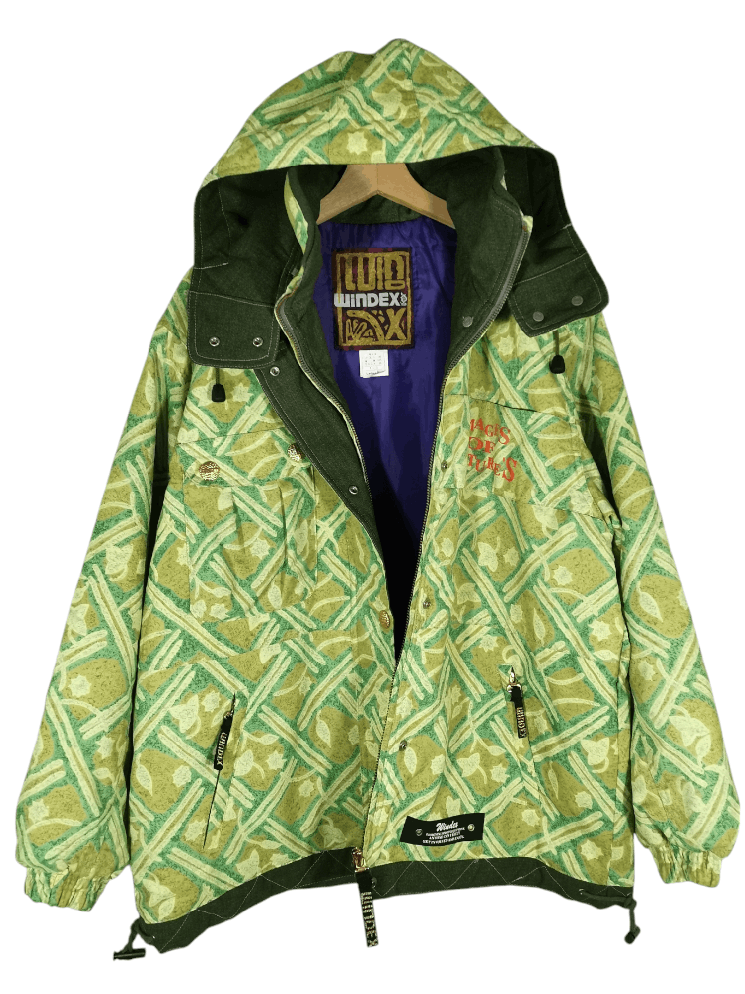 Japanese Brand Ski Snow Board WINDEX Jacket Vintage 90s Size US L / EU 52-54 / 3 - 2 Thumbnail