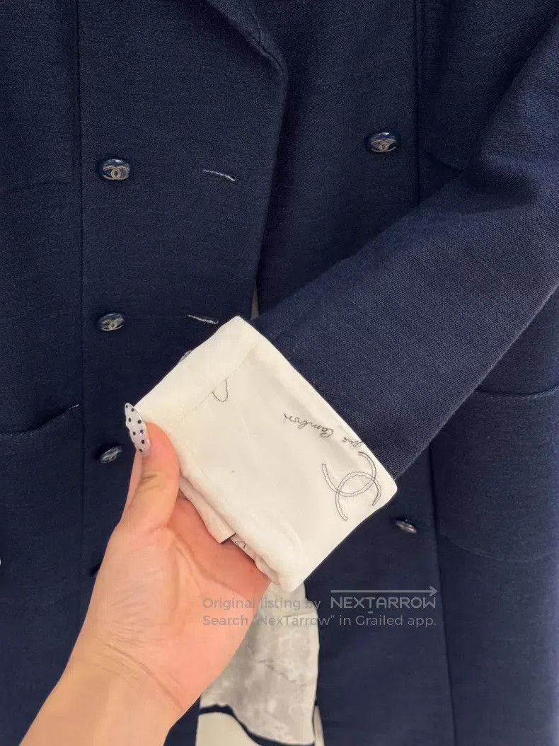 Chanel Chanel Denim blue windbreaker double-breasted Size XXS / US 00 / IT 34 - 2 Thumbnail