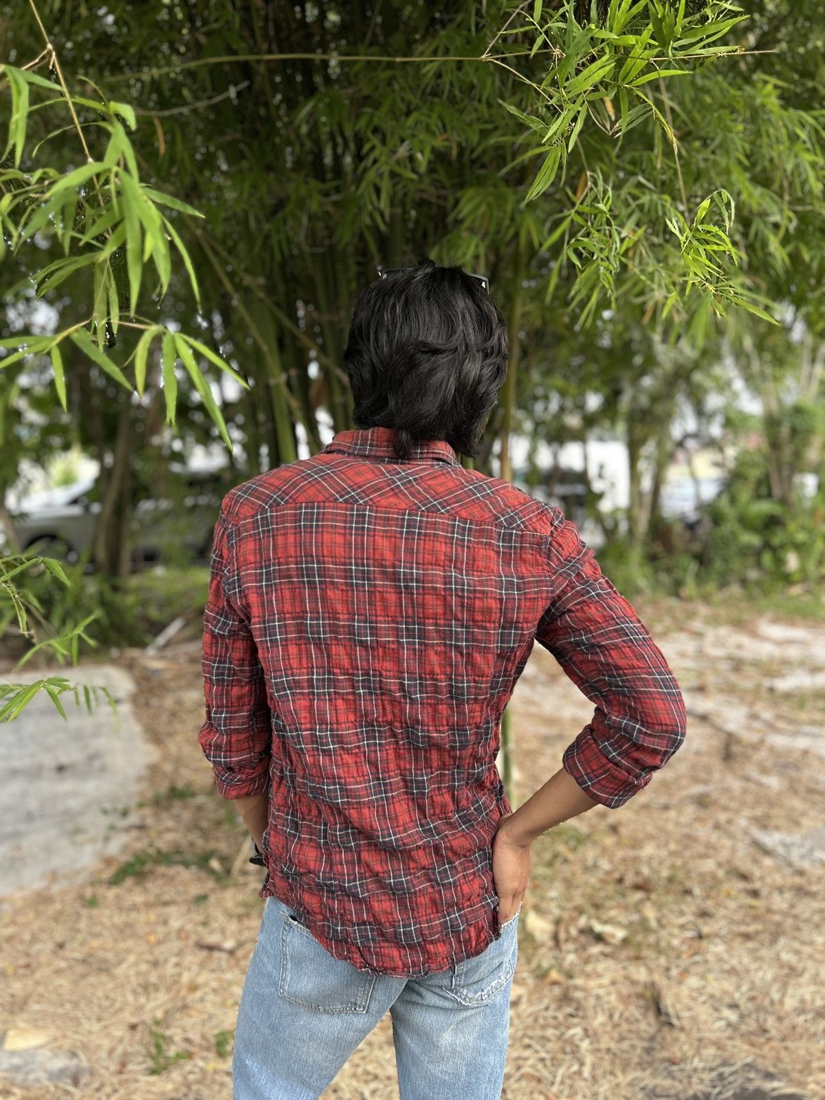 STILL BY HAND Still by Hand - Red Flannel Size US M / EU 48-50 / 2 - 6 Thumbnail