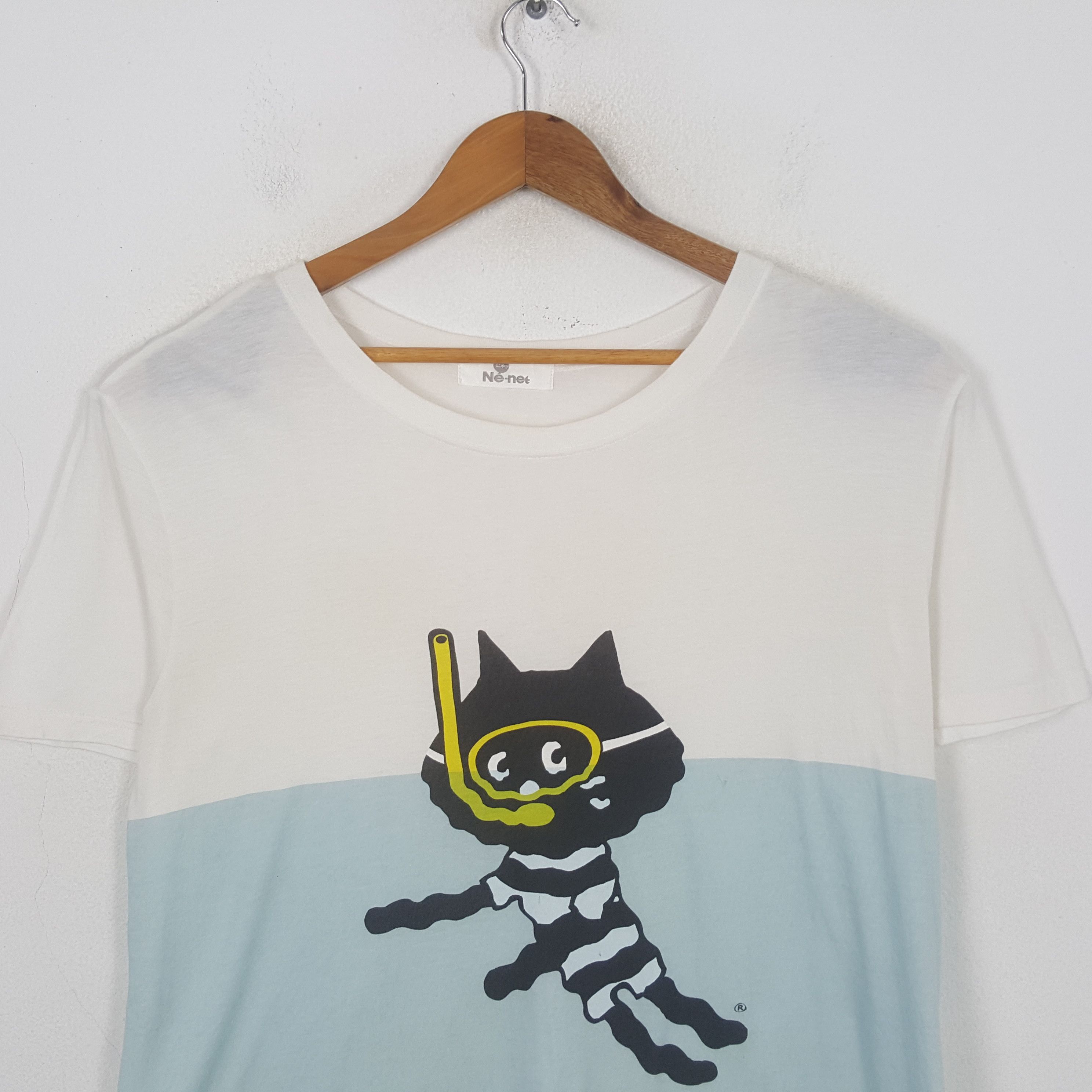 Ne-Net Vintage Ne-net by Issey Miyake Japan Brand T-shirt C294N38 Size US L / EU 52-54 / 3 - 2 Thumbnail