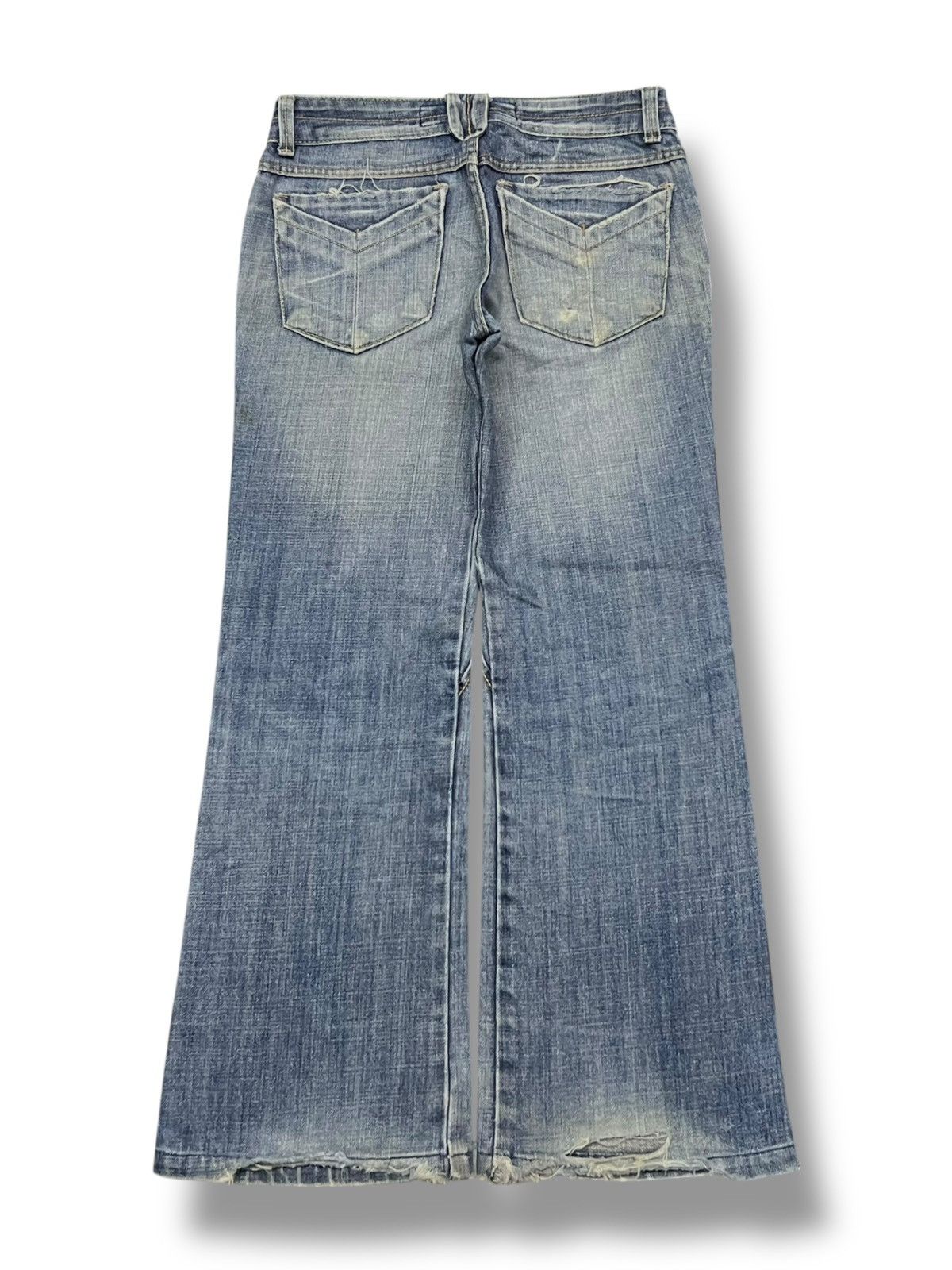 Japanese Brand Bootcut Vintage Red Pepper Up Grade - Faded,Distressed Denim Size US 28 / EU 44 - 2 Thumbnail