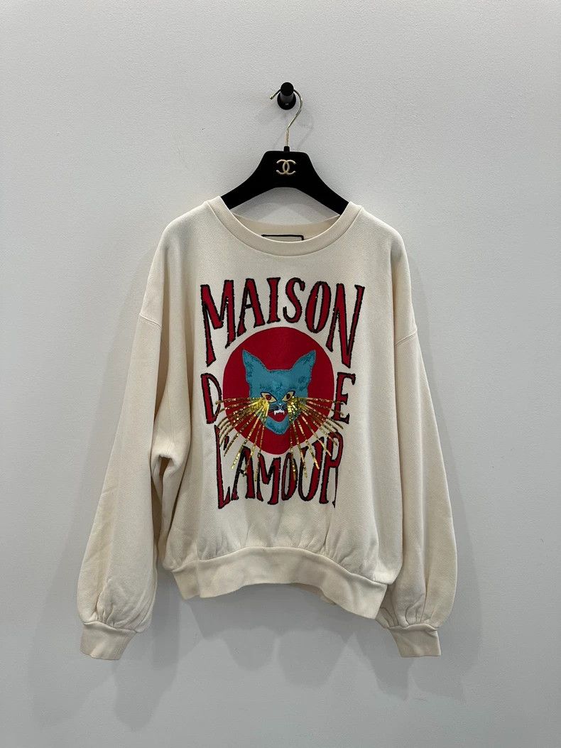 Gucci Gucci Flash cat letter logo sweatshirt 2501-Nextarrow Size US S / EU 44-46 / 1 - 1 Thumbnail
