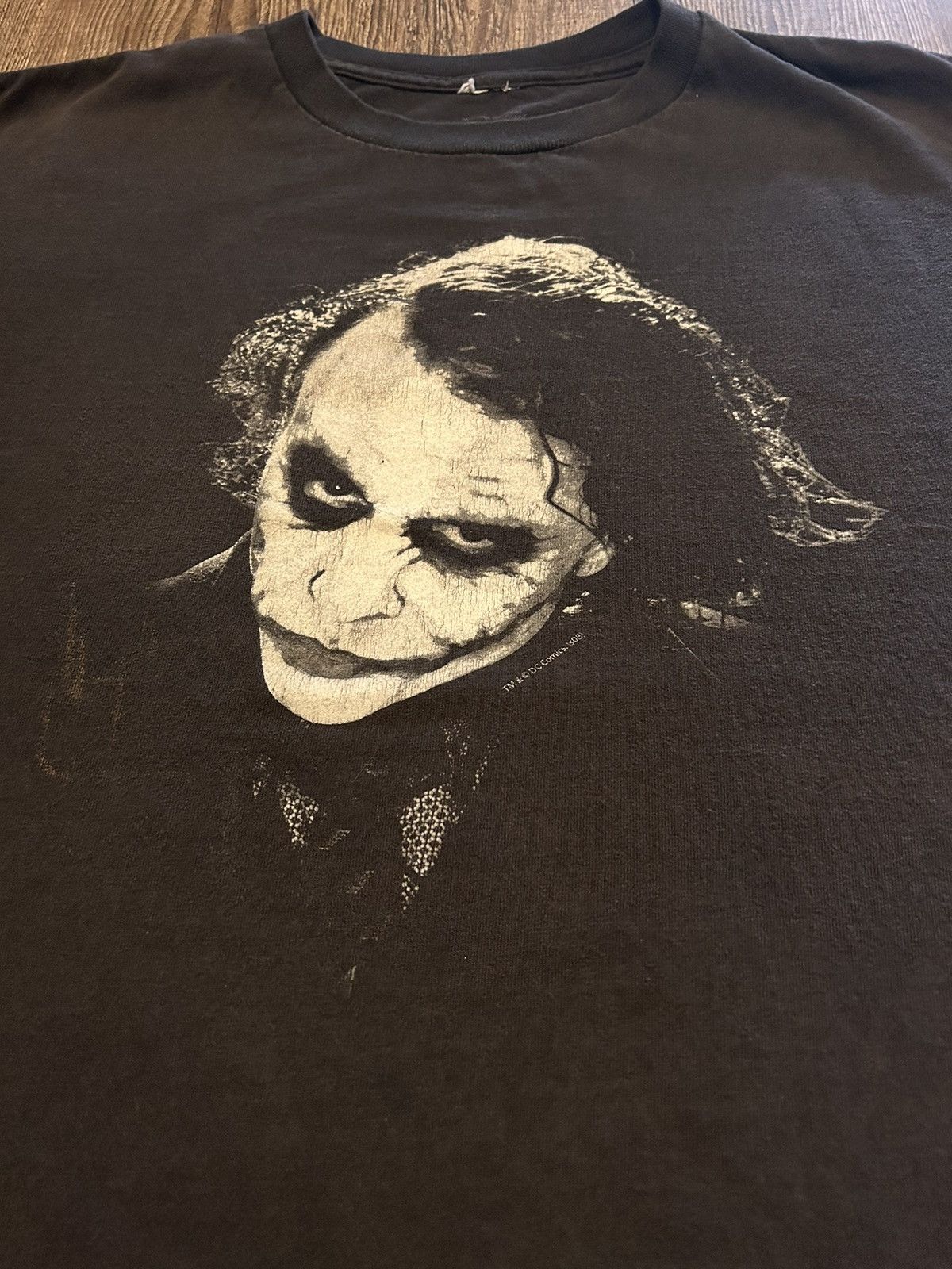 DC Comics Joker Shirt Dark Knight Rises Batman Heath Ledger movie 2008 Size US L / EU 52-54 / 3 - 1 Thumbnail