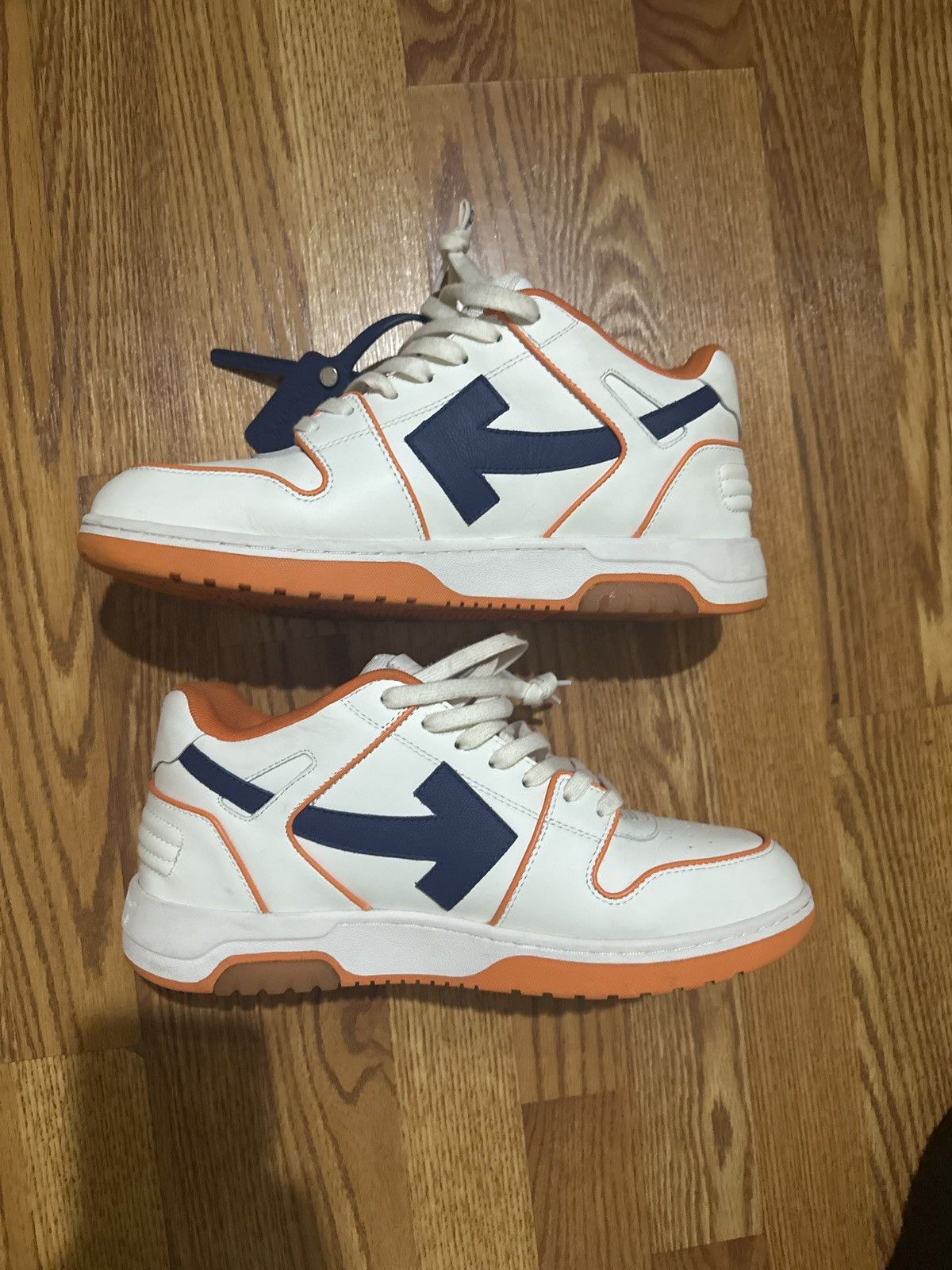 Off-White Out Of Office Outlined Orange Purple Off-White Size US 12 / EU 45 - 3 Thumbnail