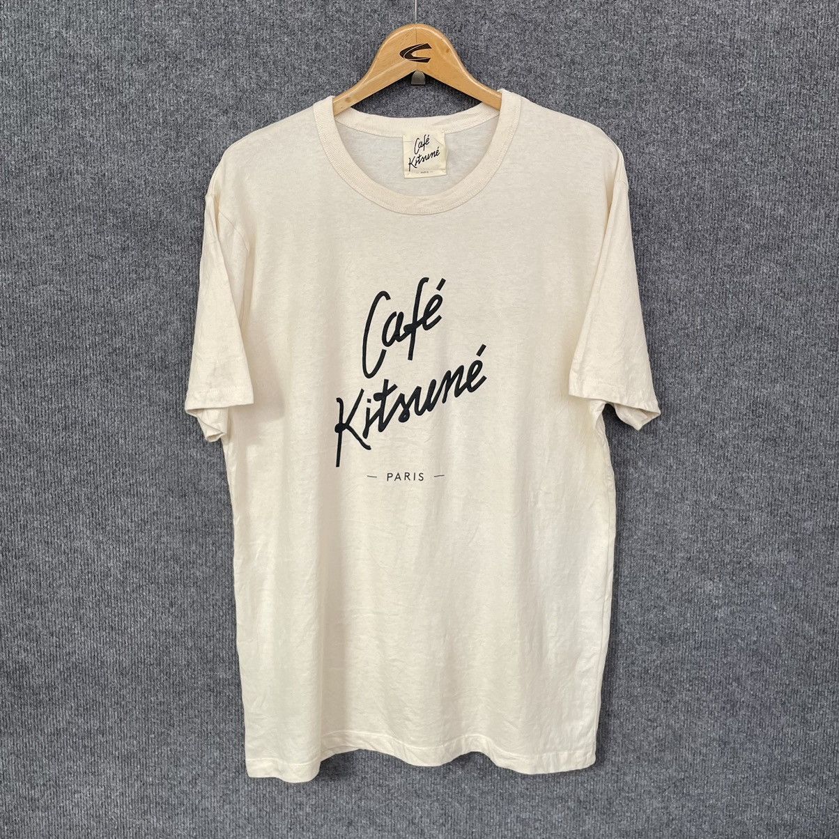 Maison Kitsune Maison Kitsune Cafe Kitsune Paris Made in Portugal T Shirt Size US L / EU 52-54 / 3 - 1 Thumbnail