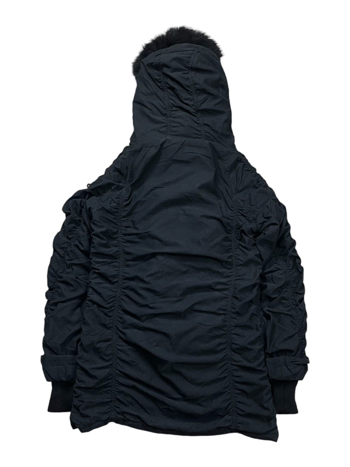 14th Addiction 2000s Morgan Homme - Raccon Fur Cargo Hoodie Size US M / EU 48-50 / 2 - 3 Thumbnail