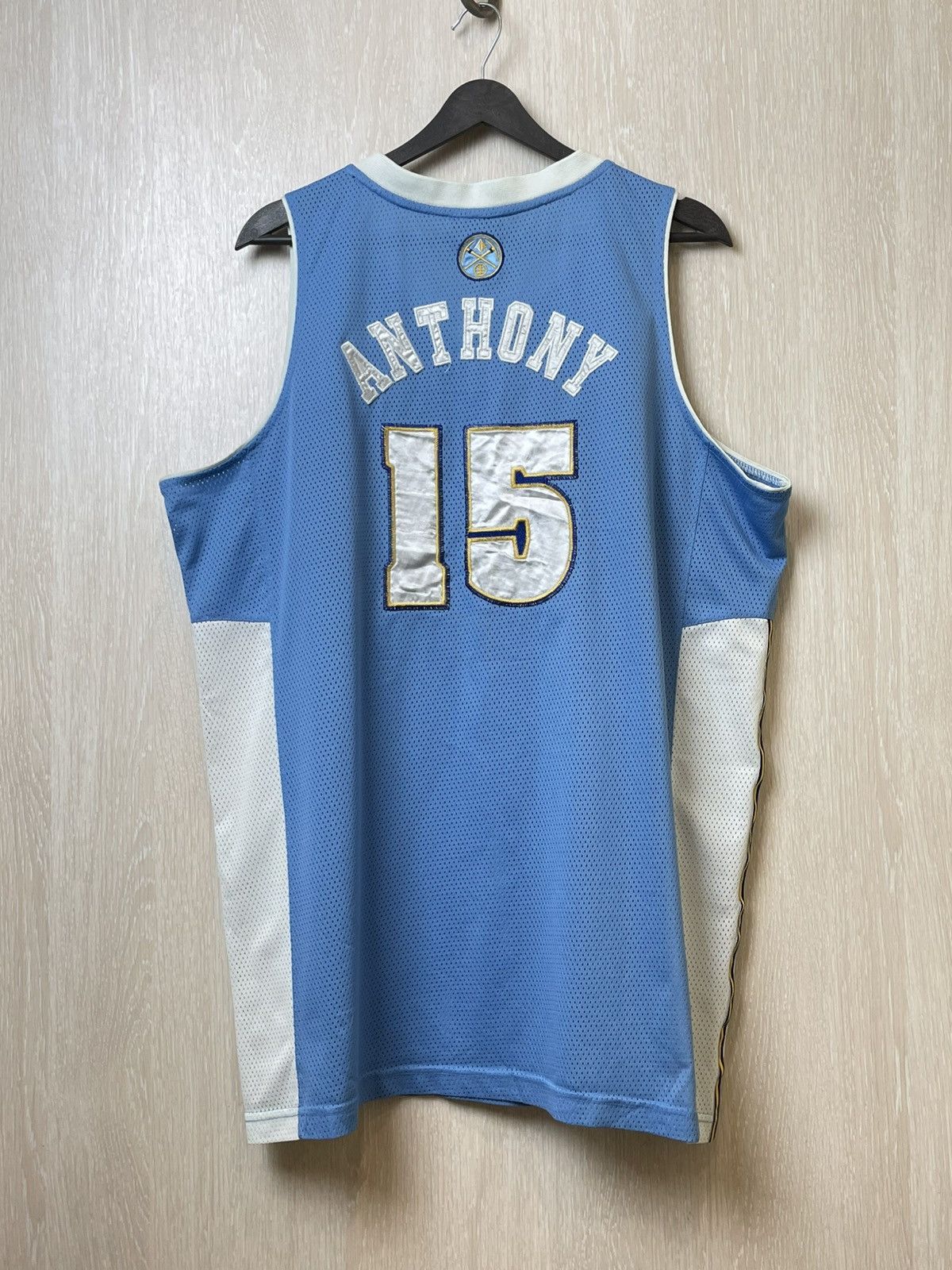 NBA Vintage Denver Nuggets Jersey Carmelo Anthony NBA #15 Size US XXL / EU 58 / 5 - 7 Thumbnail
