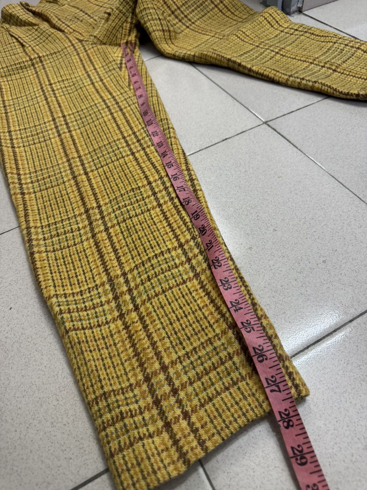 Issey Miyake 1980s I.S ISSEY MIYAKE WOOL TWEED BAGGY PANTS Size 27" / US 4 / IT 40 - 9 Thumbnail