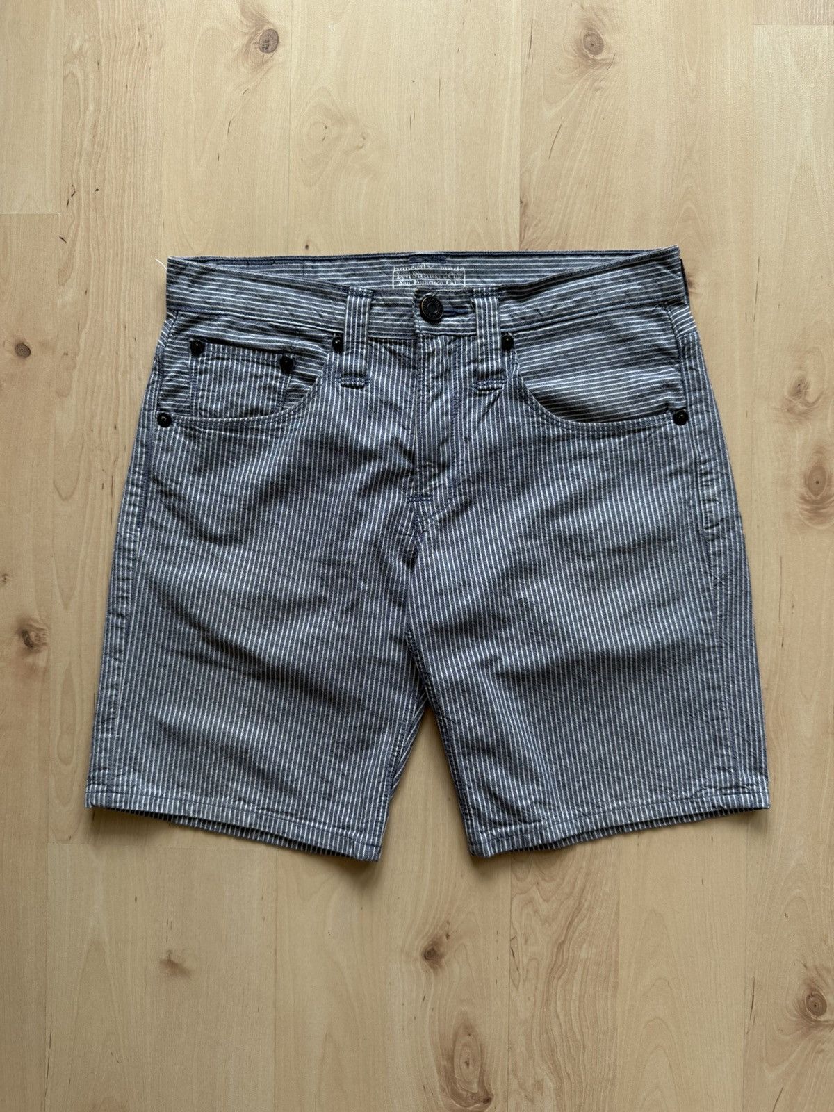 Levi's Made & Crafted Levis Made & Crafted striped denim shorts Size US 32 / EU 48 - 1 Thumbnail