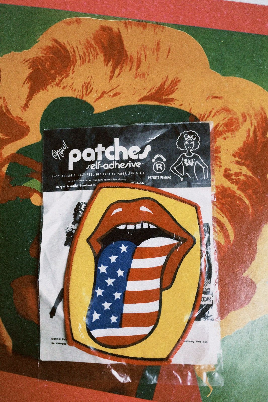Band Tees × Hysteric Glamour × Le Grande Bleu (L.G.B.) Vintage The Rolling Stone Patches Its Only Rock N’ Roll Patc Size ONE SIZE - 3 Thumbnail
