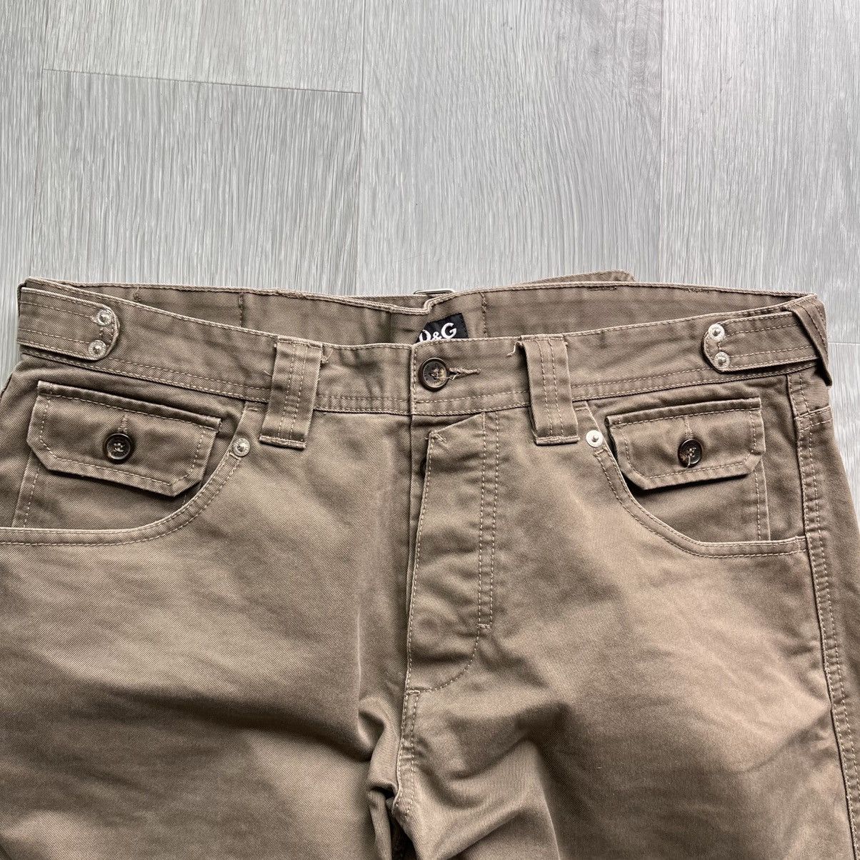 Dolce & Gabbana Dolce and Gabbana Vintage D&G Military Cargo Trousers Size US 34 / EU 50 - 2 Thumbnail