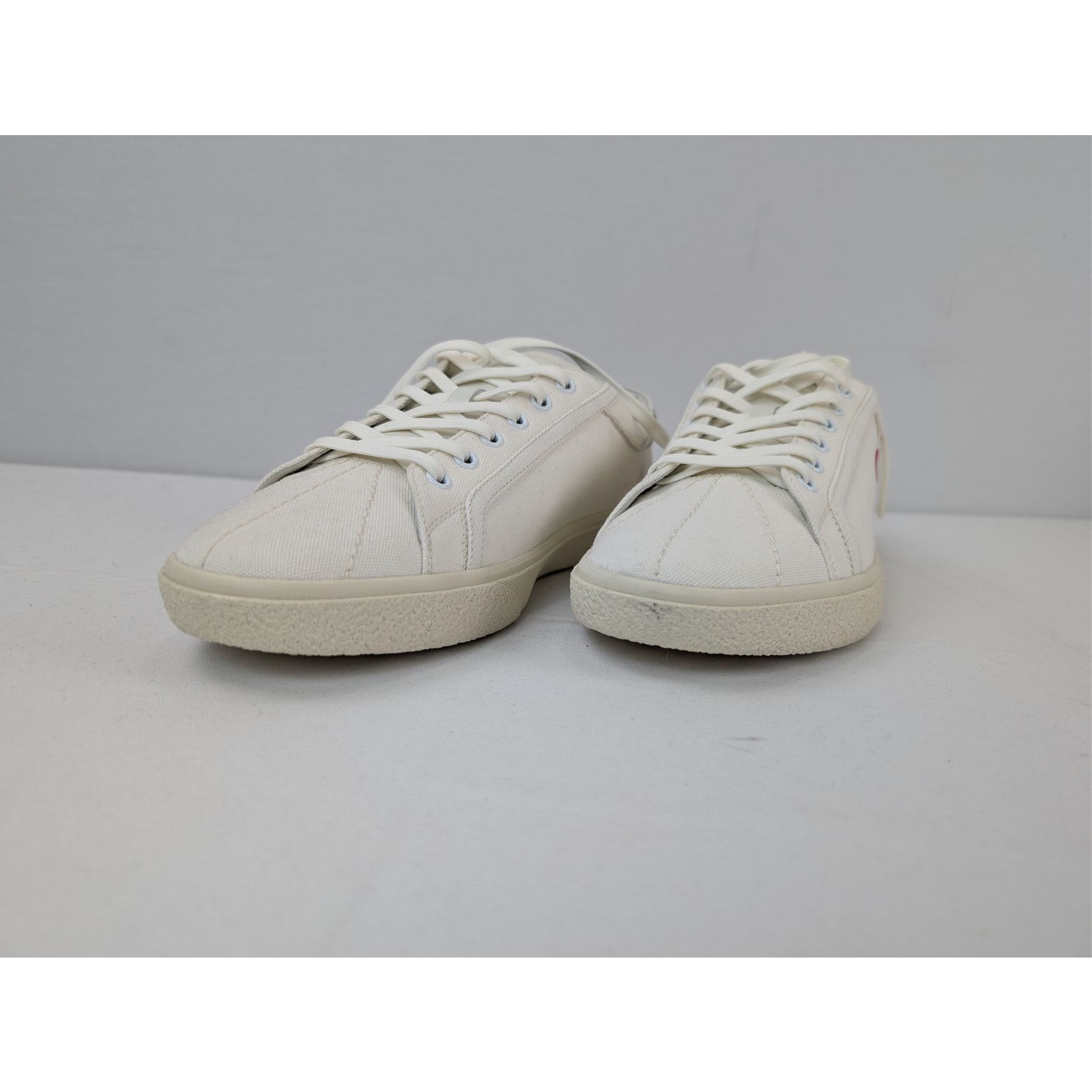 Celine o1rshd1 Canvas & Calfskin Low top Sneakers in White Size US 10 / EU 43 - 7 Thumbnail