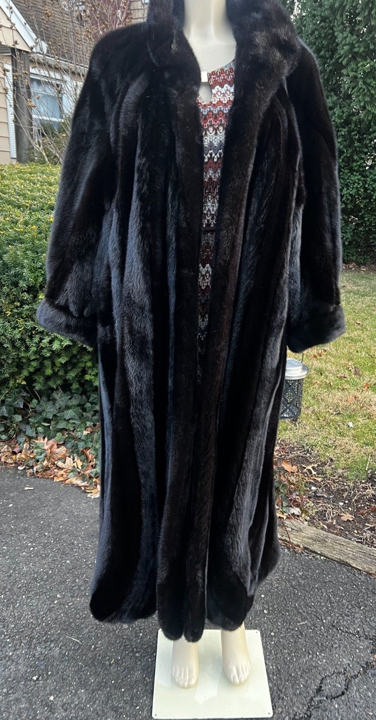 Other Black Mink Fur Coat from Steven Corn Furs Size M / US 6-8 / IT 42-44 - 2 Thumbnail