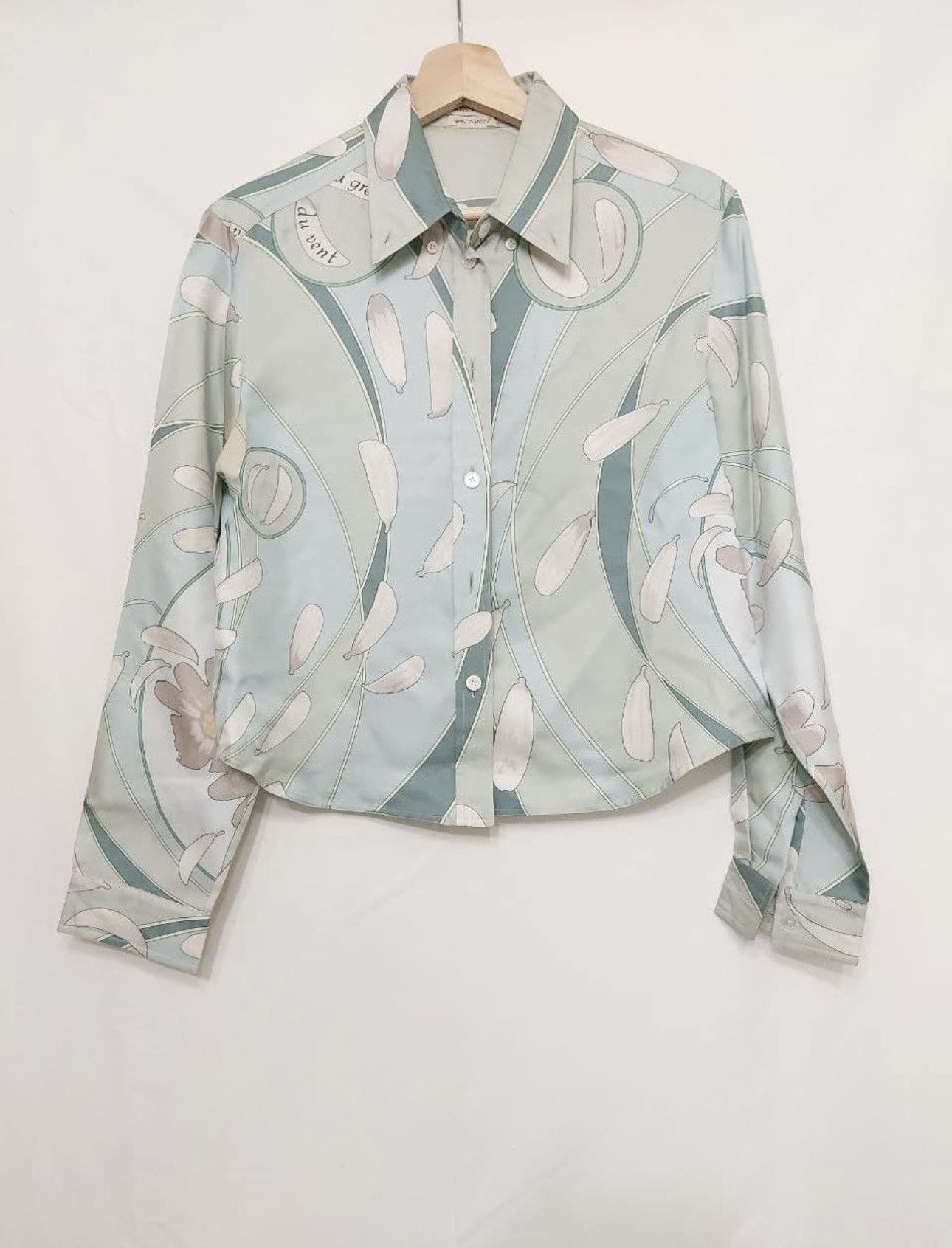 Hermes Silk Sail Boat Lighthouse Print Silk Shirt | Grailed