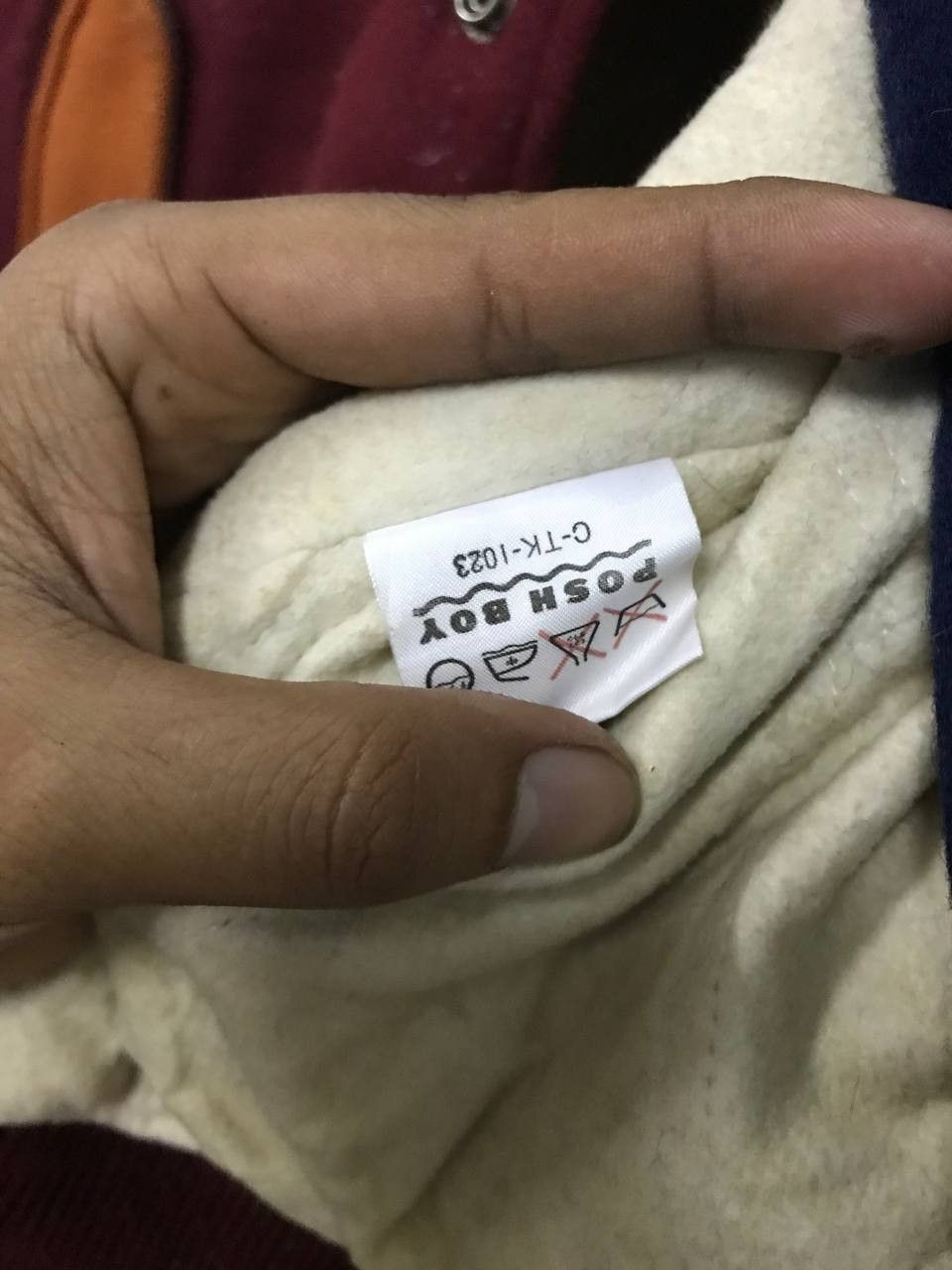 Japanese Brand × Vintage VINTAGE MULTICOLOUR POSH BOY VARSITY Size US L / EU 52-54 / 3 - 6 Thumbnail