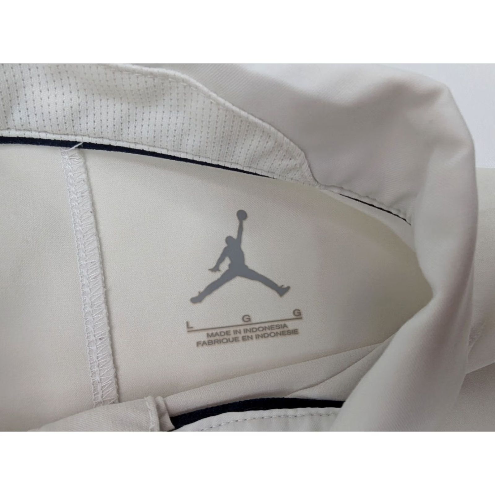 Jordan Brand Nike Jordan Dri-fit Michigan Wolverines UM Button Polo Shirt Men L White Wick Size US L / EU 52-54 / 3 - 4 Thumbnail