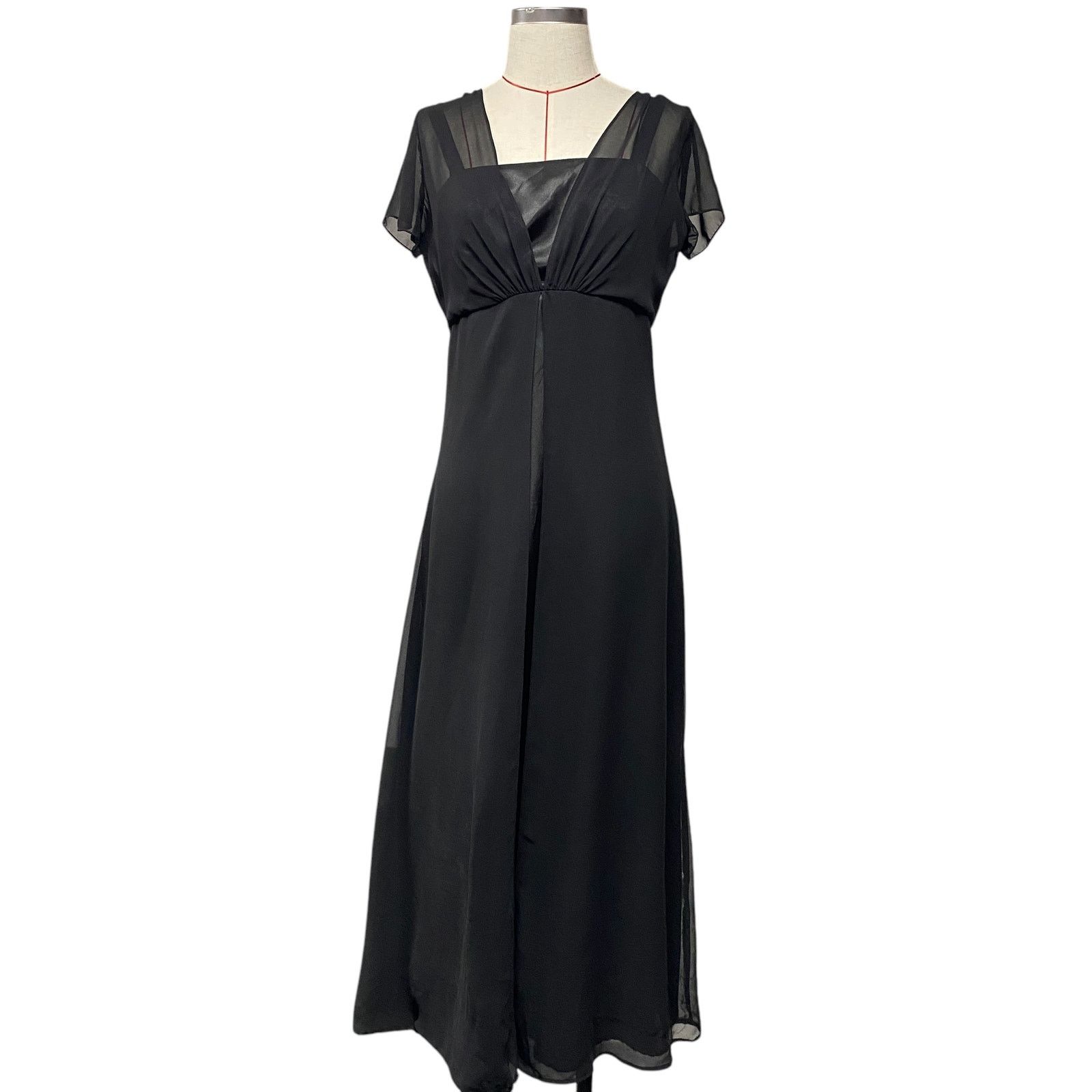 Keith Haring Stage Accents Womens Size 8 Black Short Sleeve Long Dress Size M / US 6-8 / IT 42-44 - 1 Thumbnail