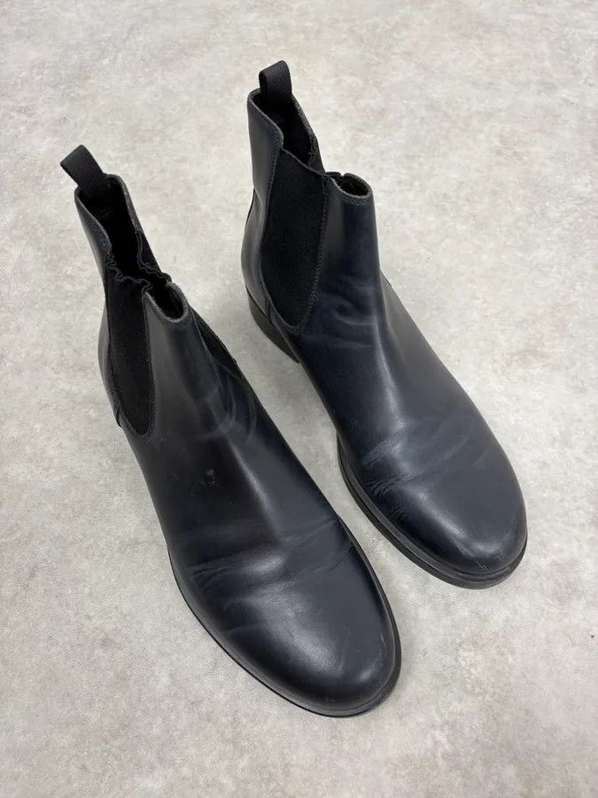 Prada 2000s Prada Black Leather Chelsea Boots Size US 8.5 / EU 41-42 - 6 Thumbnail