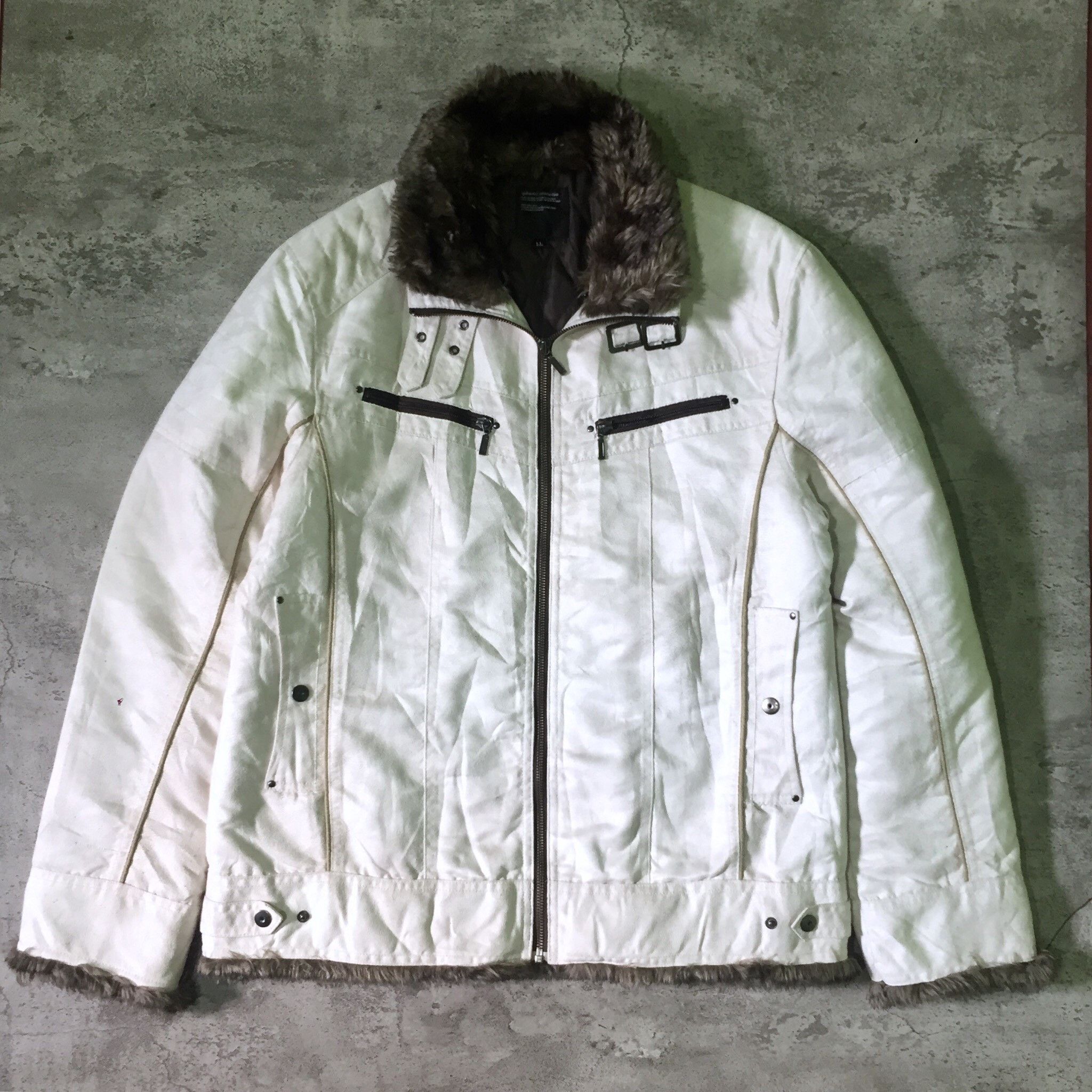 Japanese Brand Splendid Saticfaction Faux Suede Fur Rider Jacket L-XL Size US L / EU 52-54 / 3 - 1 Thumbnail